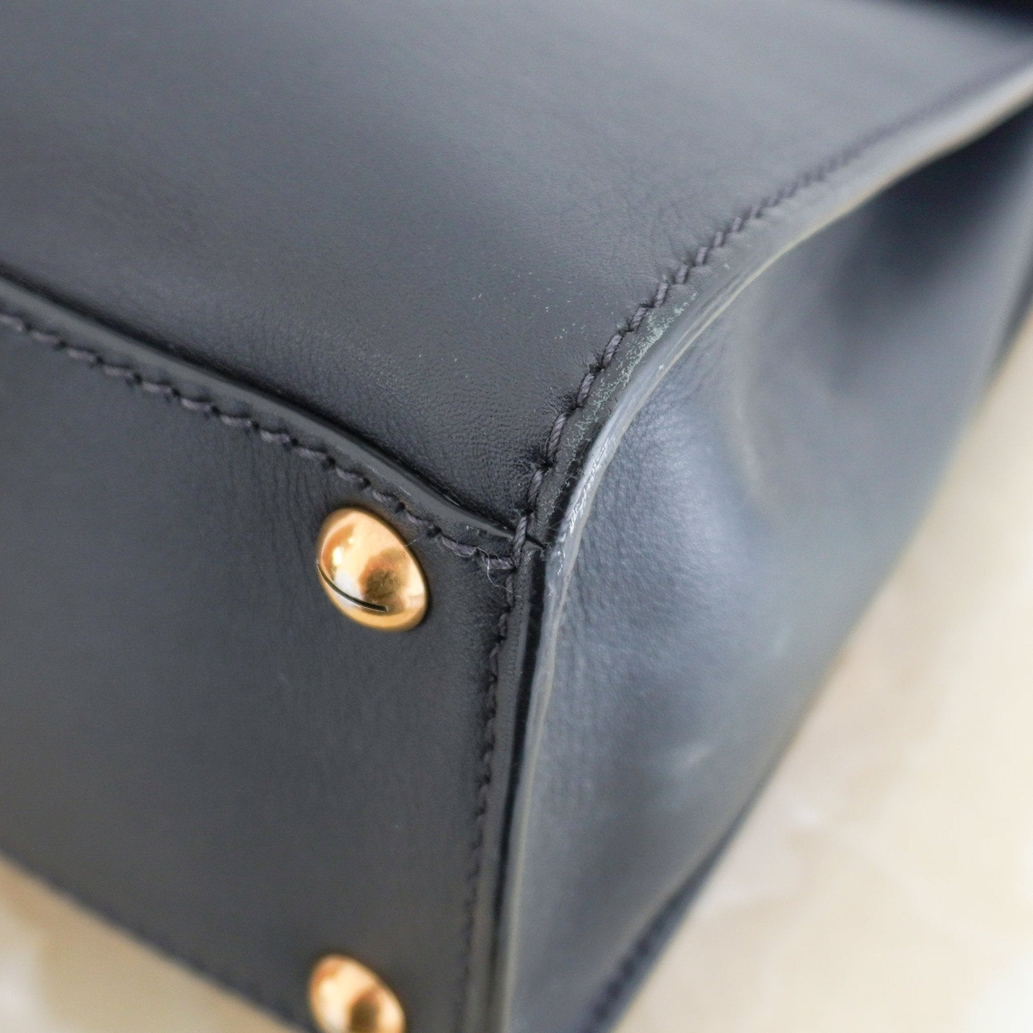 Christian Dior Dioraddict Medium Top Handle Bag in Black Calfskin (RRP £2400) | Authentic Preloved - Reloved Again