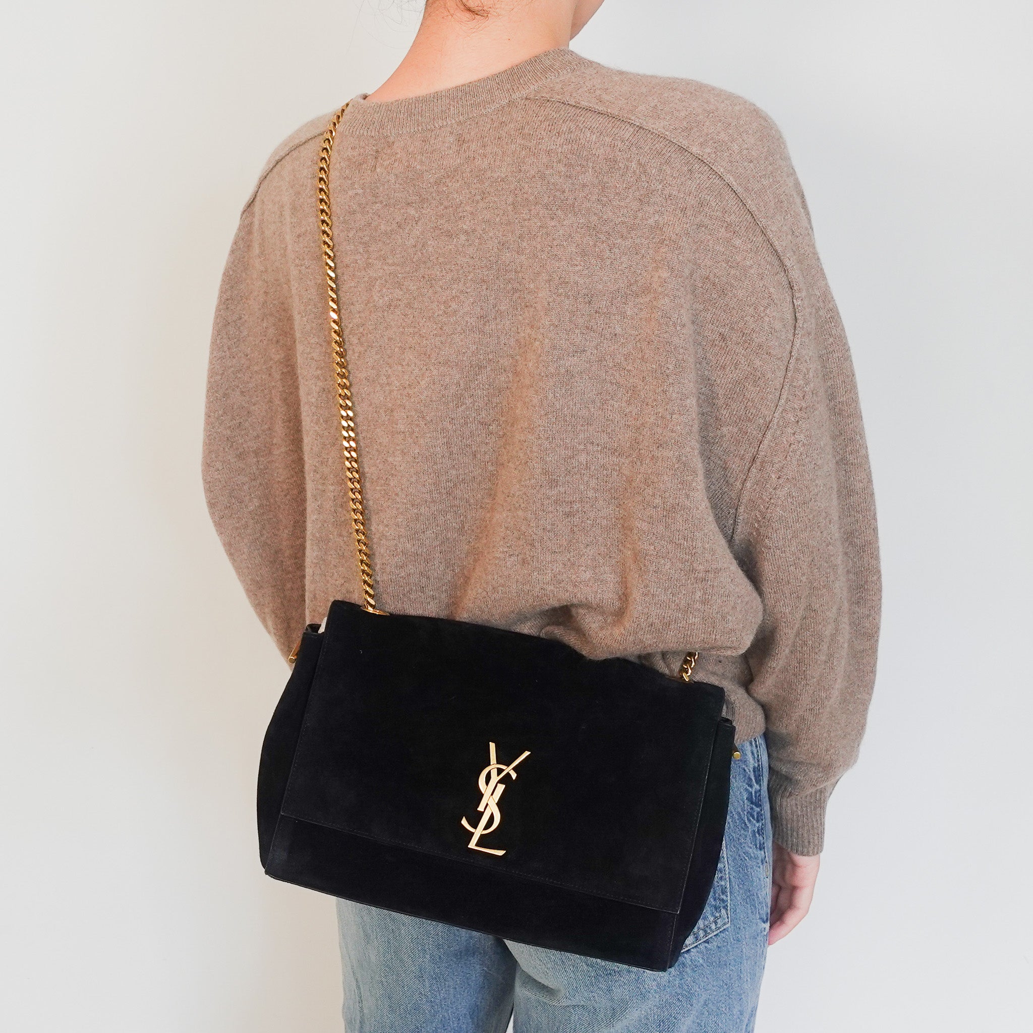CURRENT SEASON Saint Laurent Kate Reversible Bag RRP £1900| Authentic Preloved