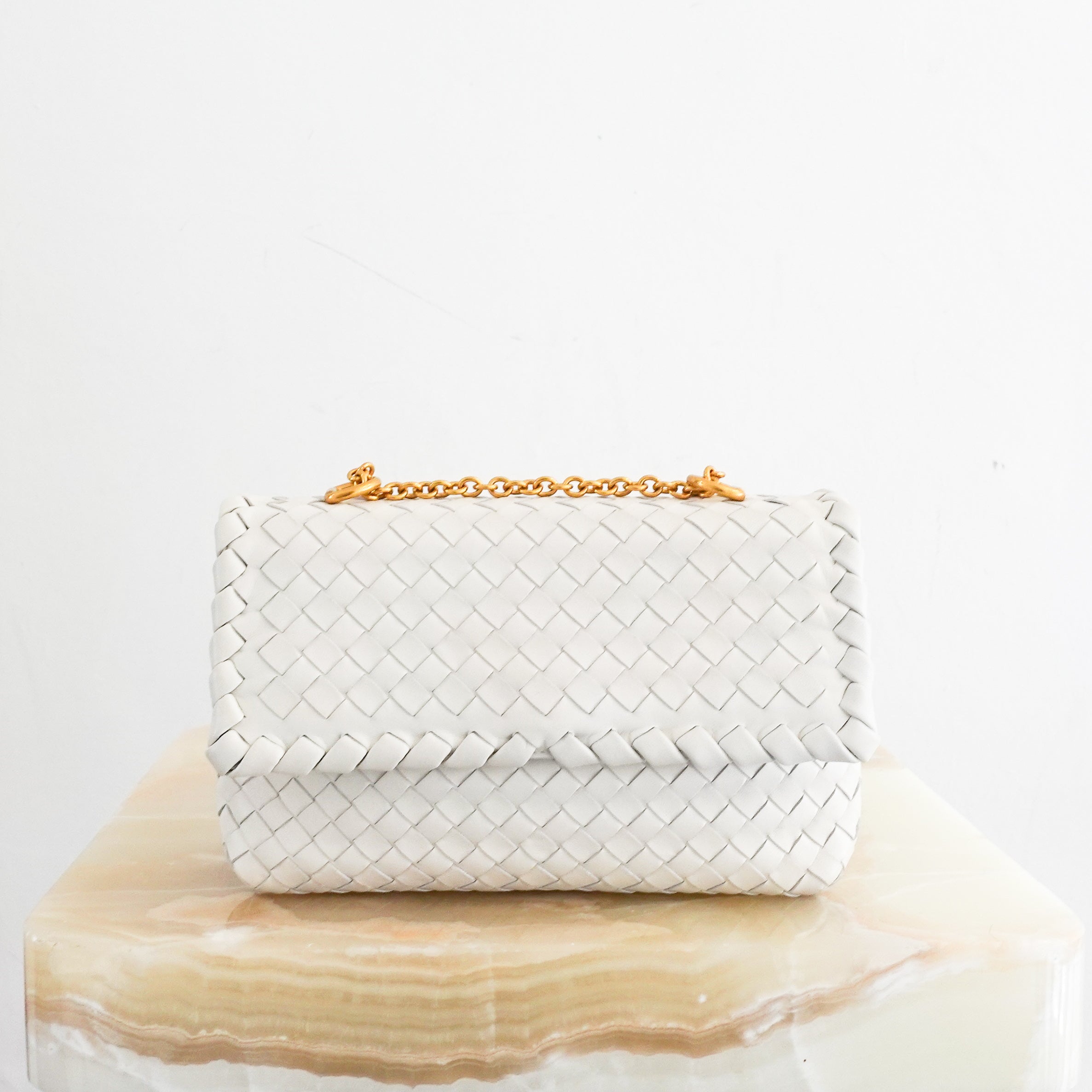 White quilted crossbody bag RRP £2000