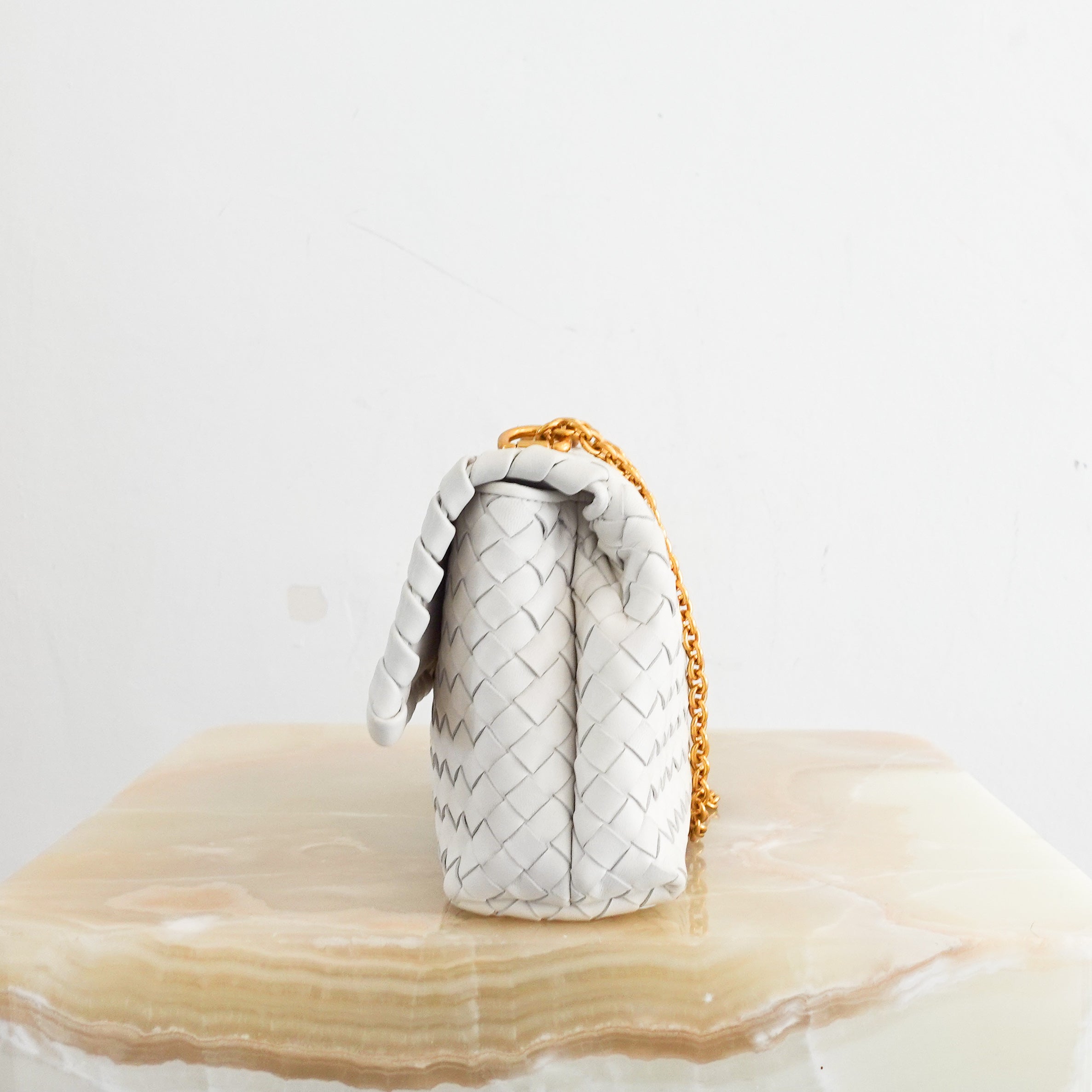 White quilted crossbody bag RRP £2000