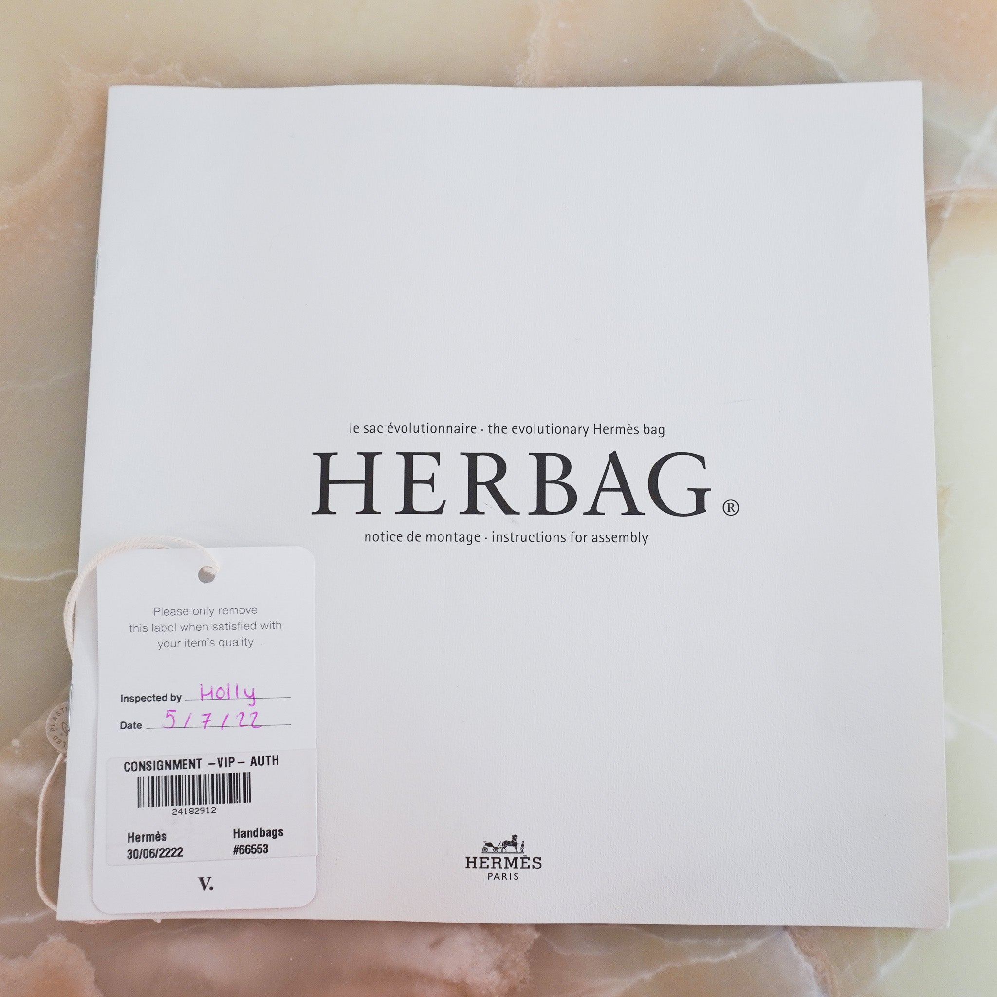 Hermès Noir 30 Canvas 2 Way Herbag RRP £2300 | Authentic Preloved - Reloved Again