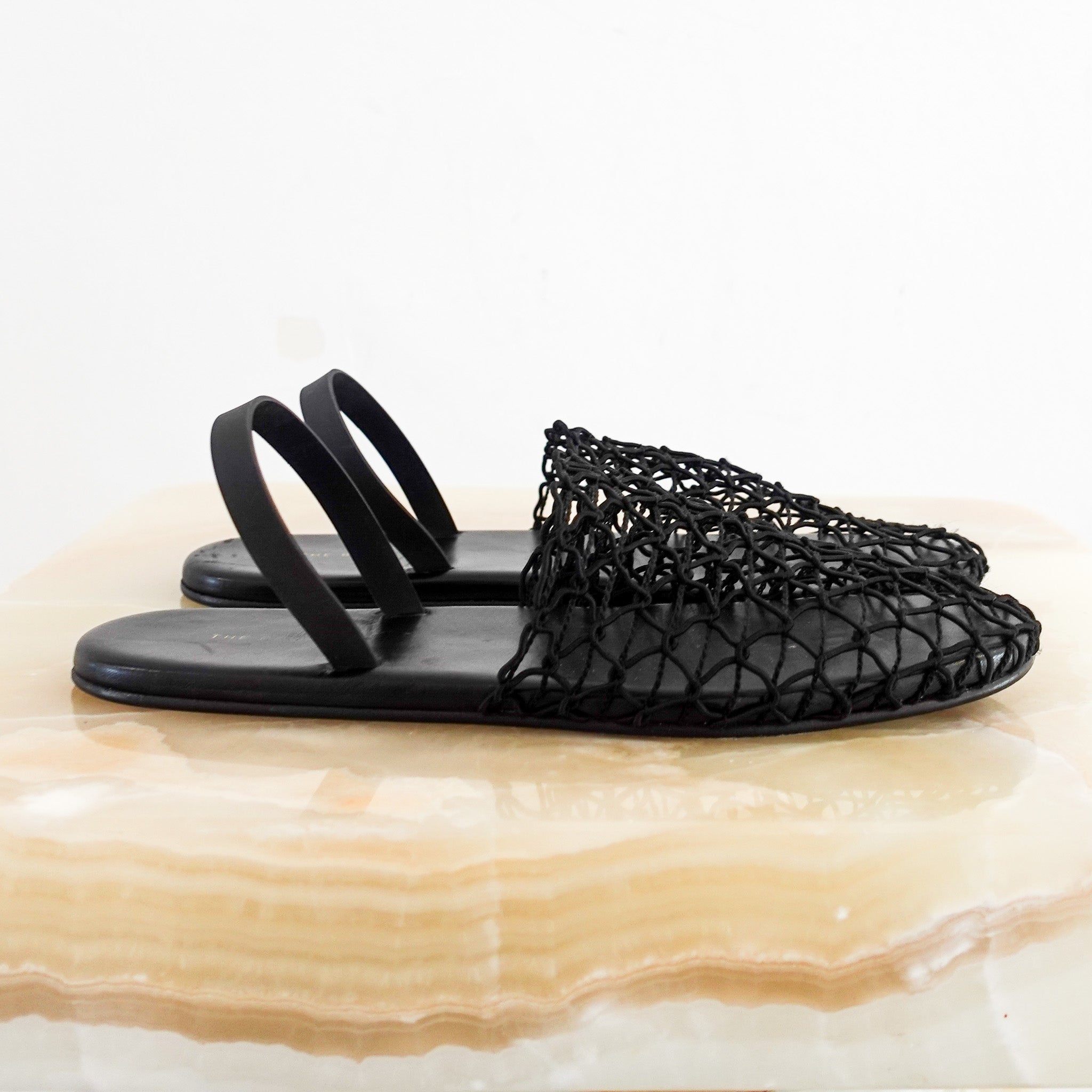 The Row Crochet Slingback Flats RRP £650