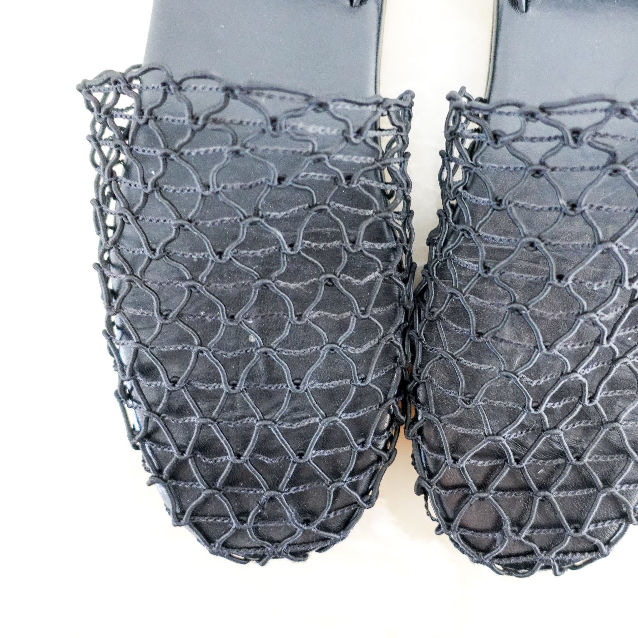 The Row Crochet Slingback Flats RRP £650