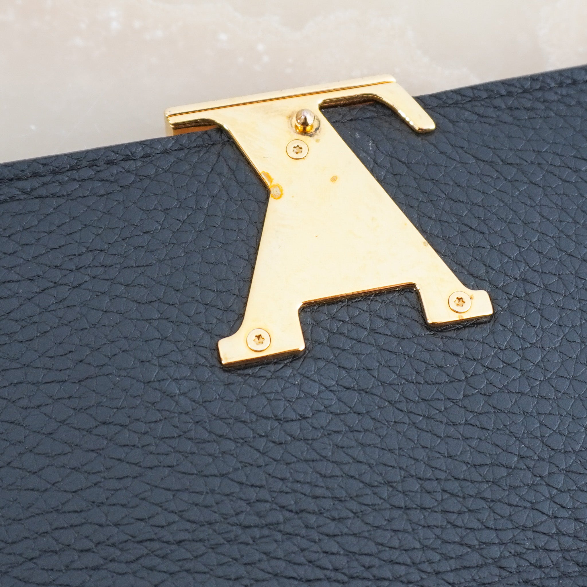 Louis Vuitton Capucines Wallet in Black RRP £1010 | Authentic Preloved - Reloved Again