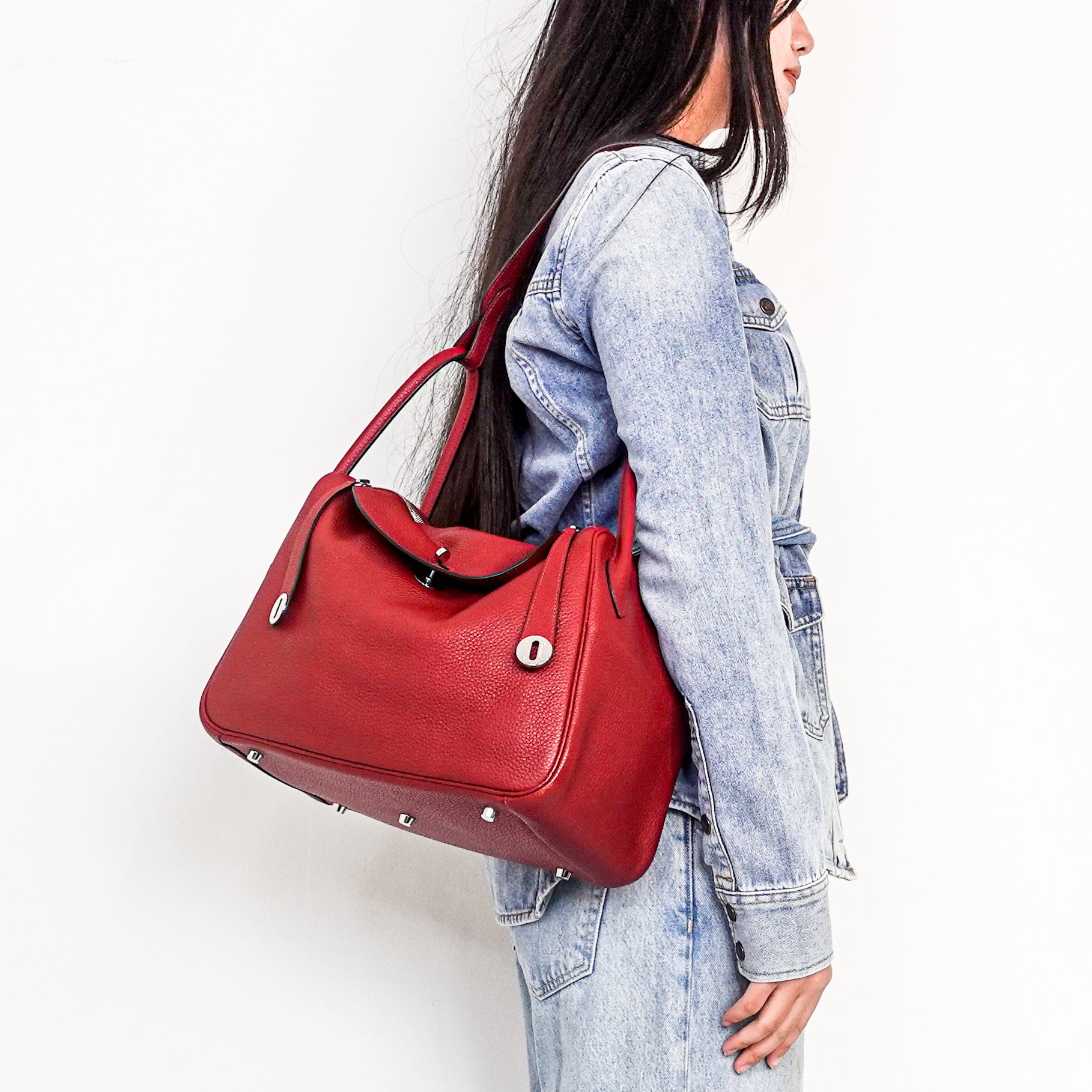 Hermès Lindy 35 – Bordeaux Leather Handbag RRP £7,500 | Authentic Preloved - Reloved Again