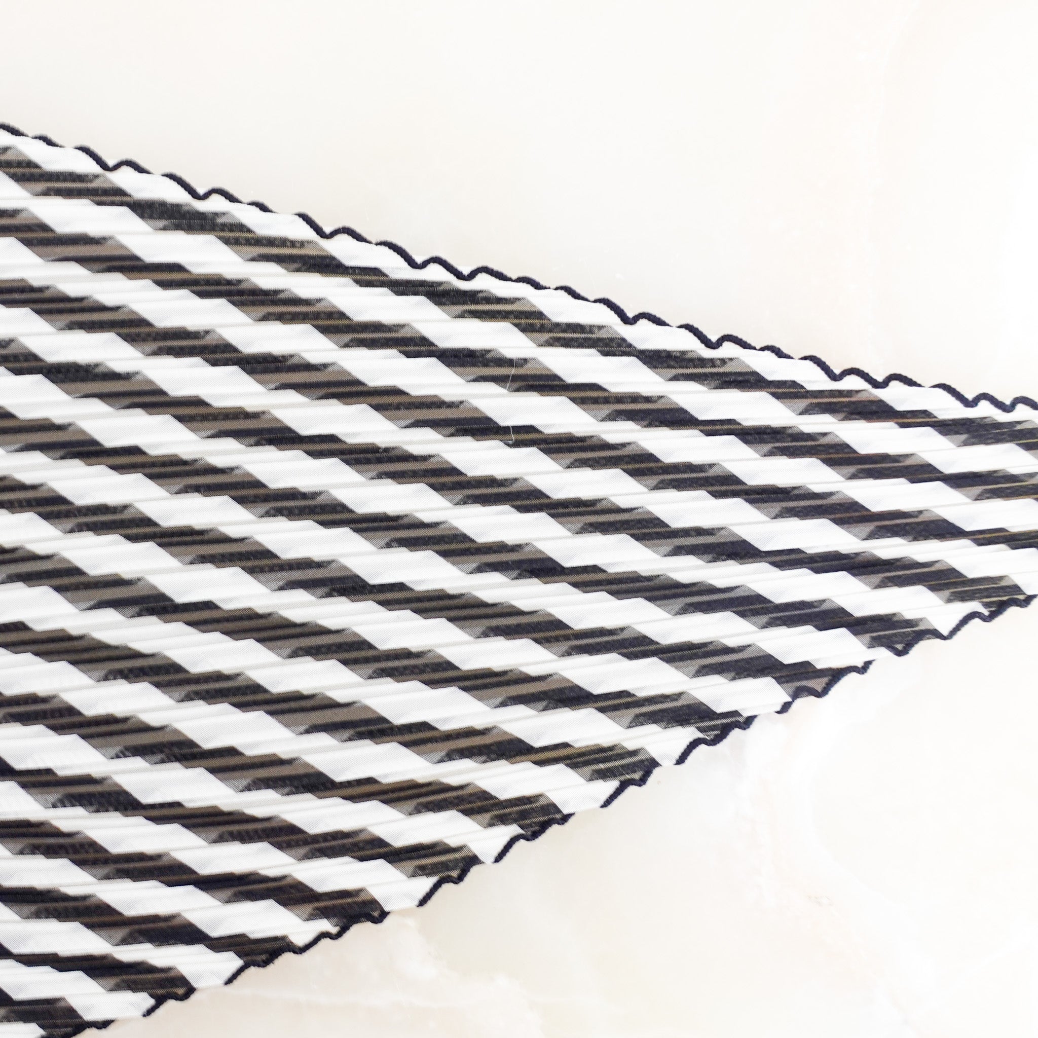 Pleats Please Striped Scarf RRP £165