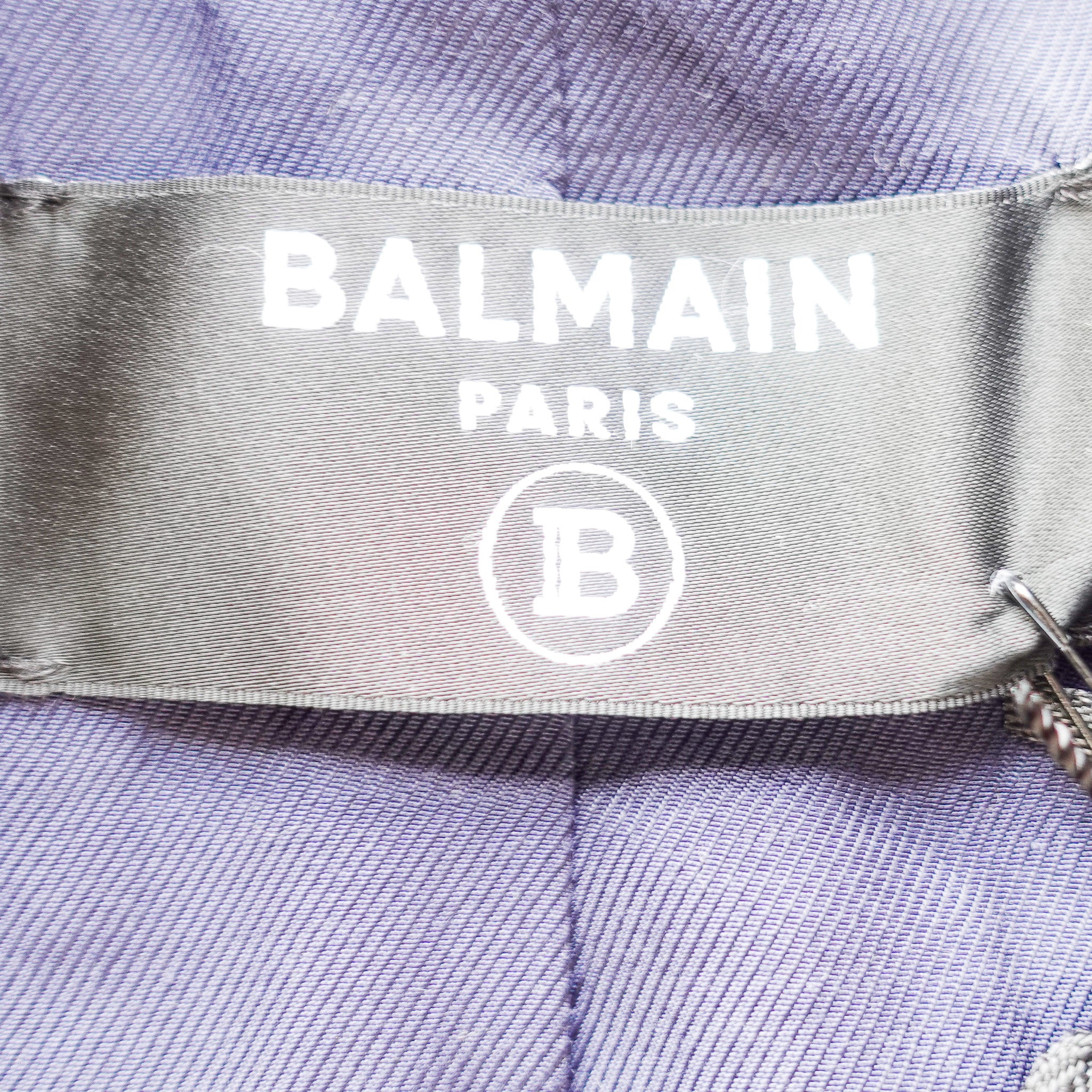 NEW Balmain Navy Wool Coat RRP £2300 | Authentic Preloved - Reloved Again