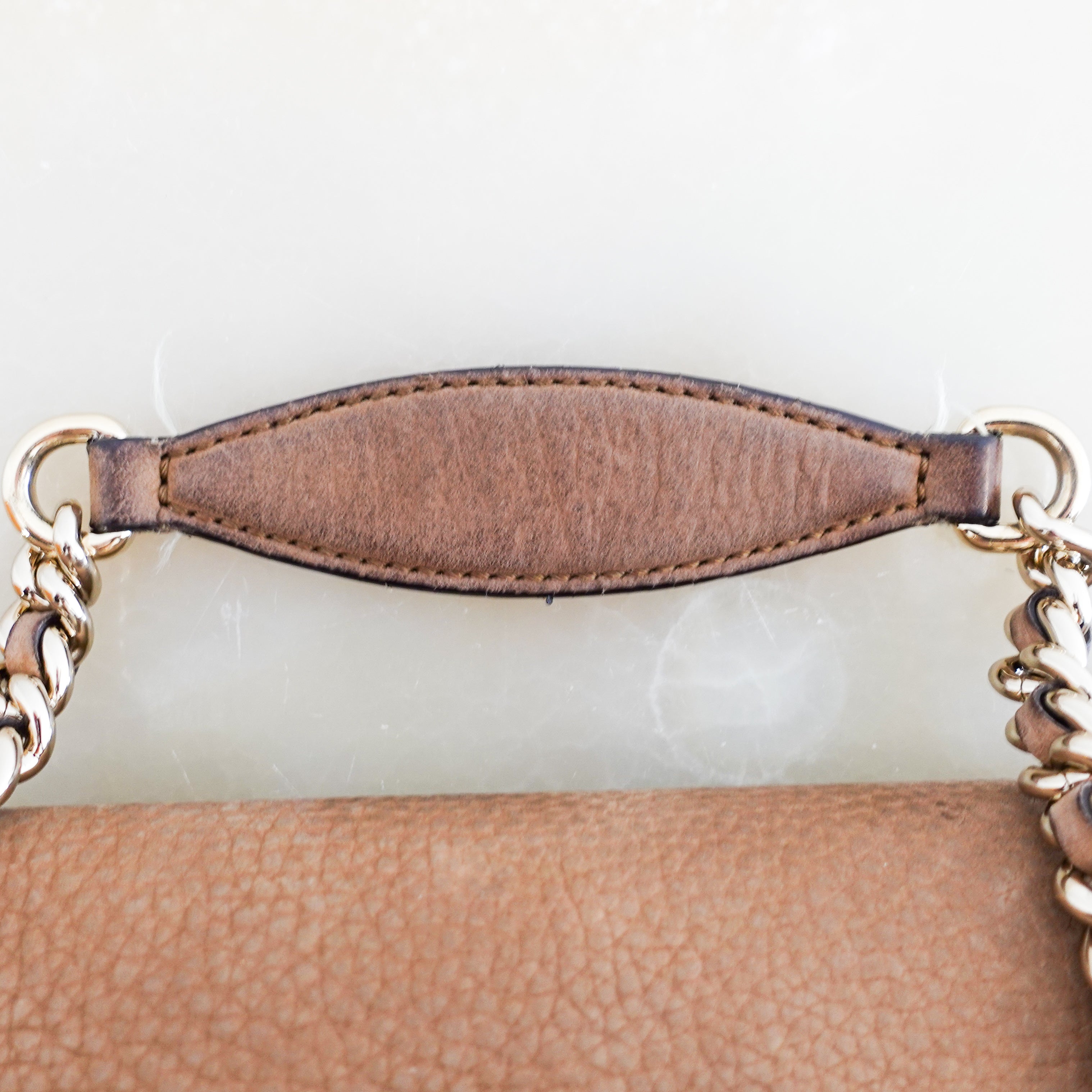 Soho leather bag in camel RRP £1.3K