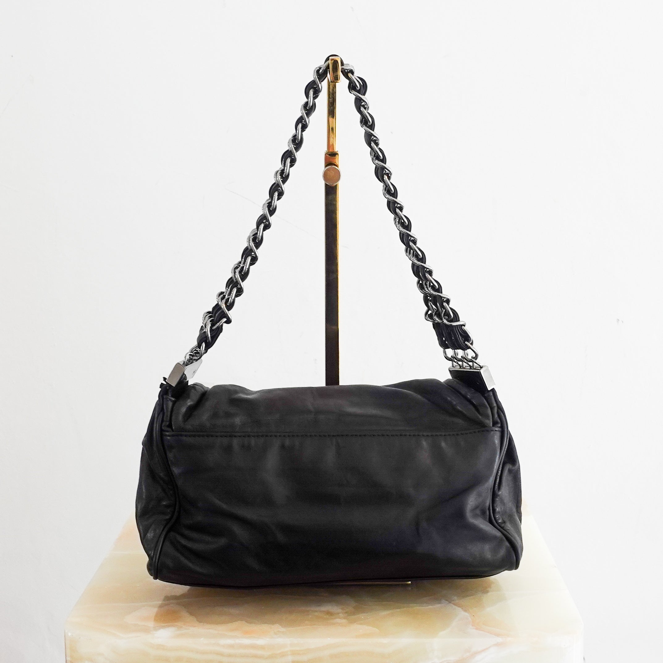 Vintage black chain bag RRP £1.6K