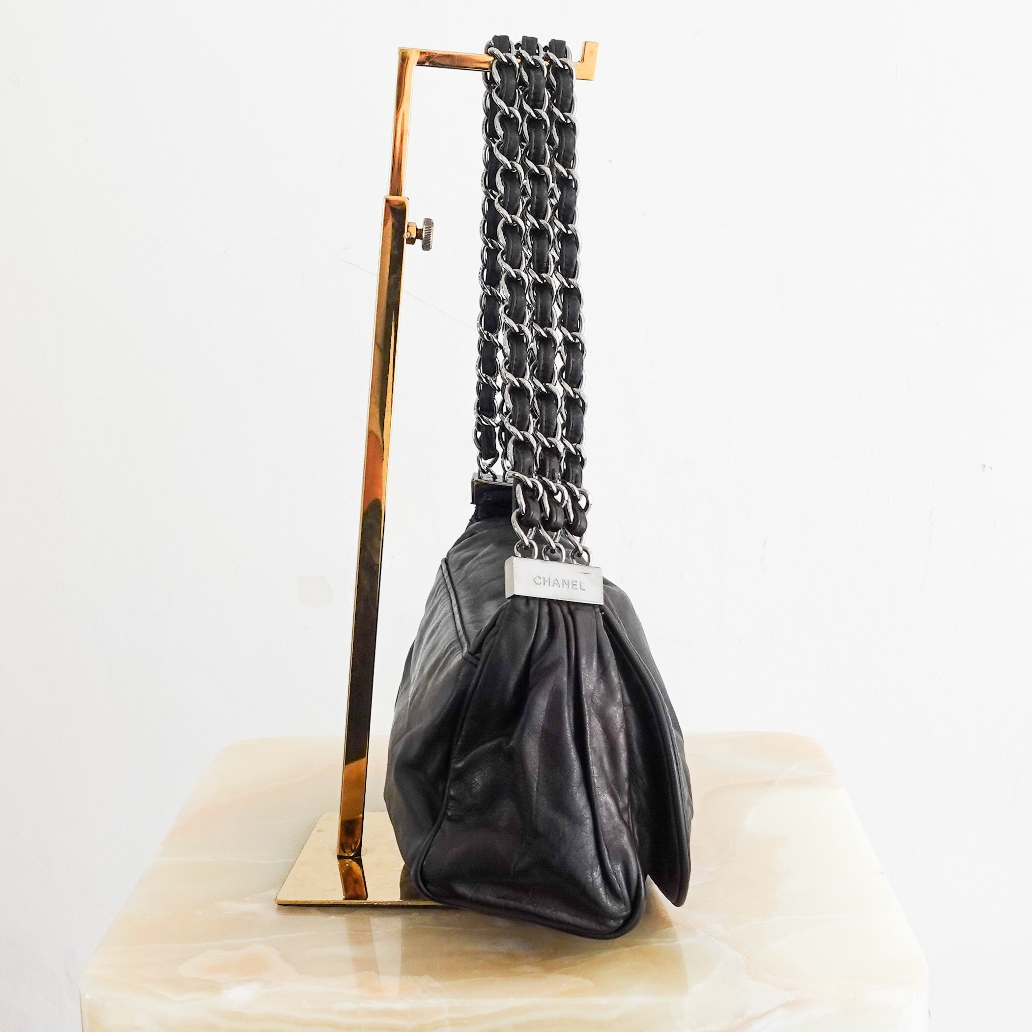 Vintage black chain bag RRP £1.6K
