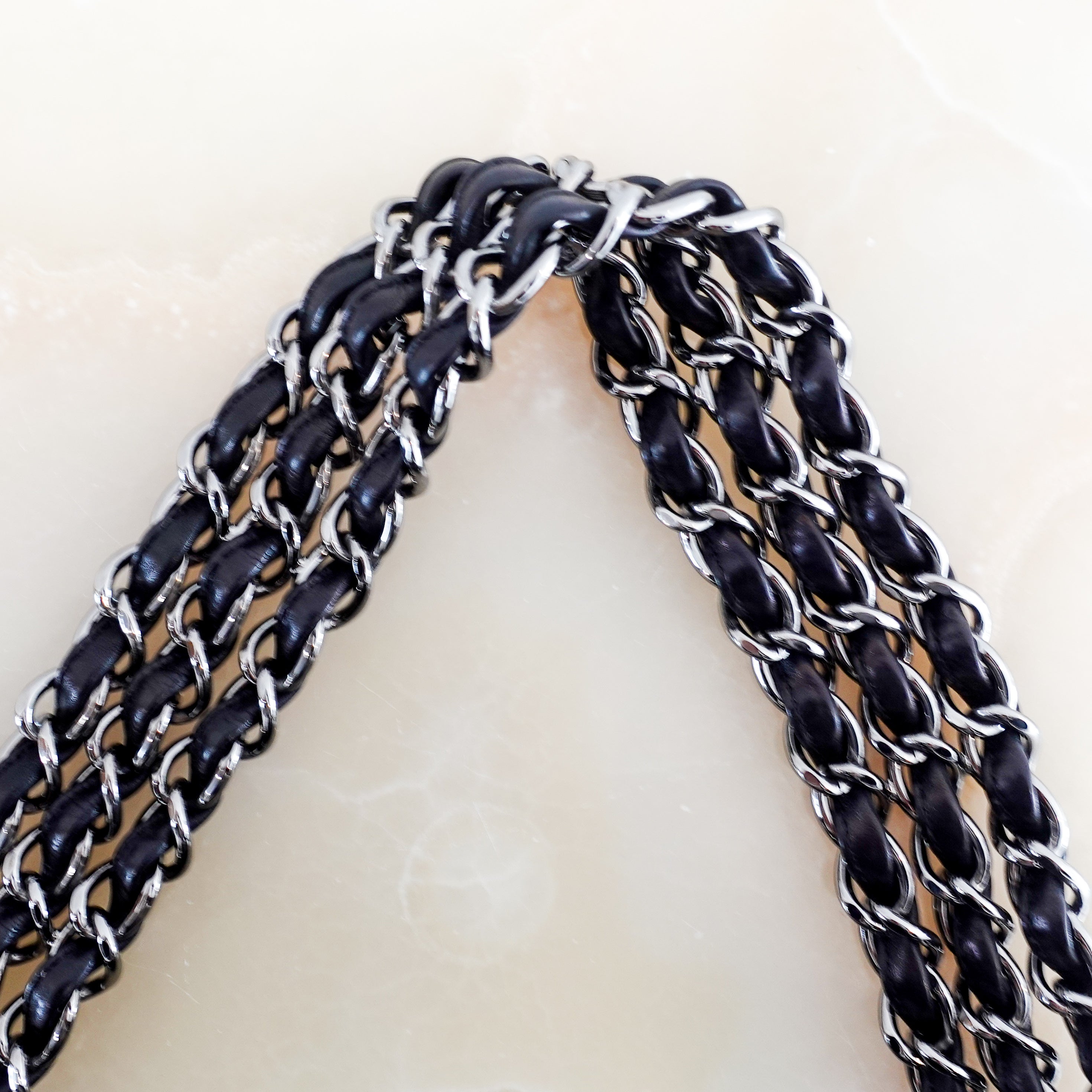 Vintage black chain bag RRP £1.6K