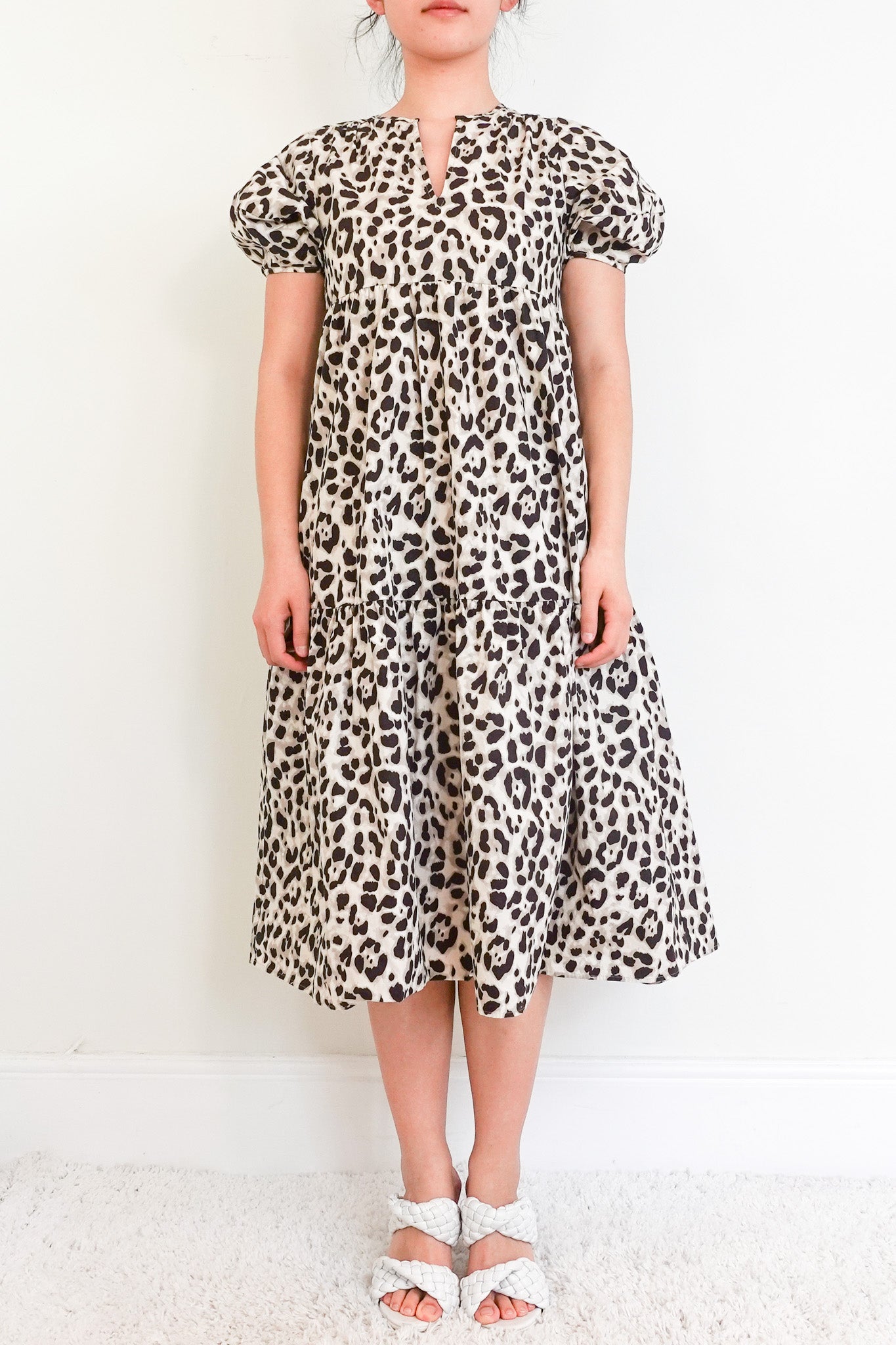 Cotton Leopard Print Dress RRP £200