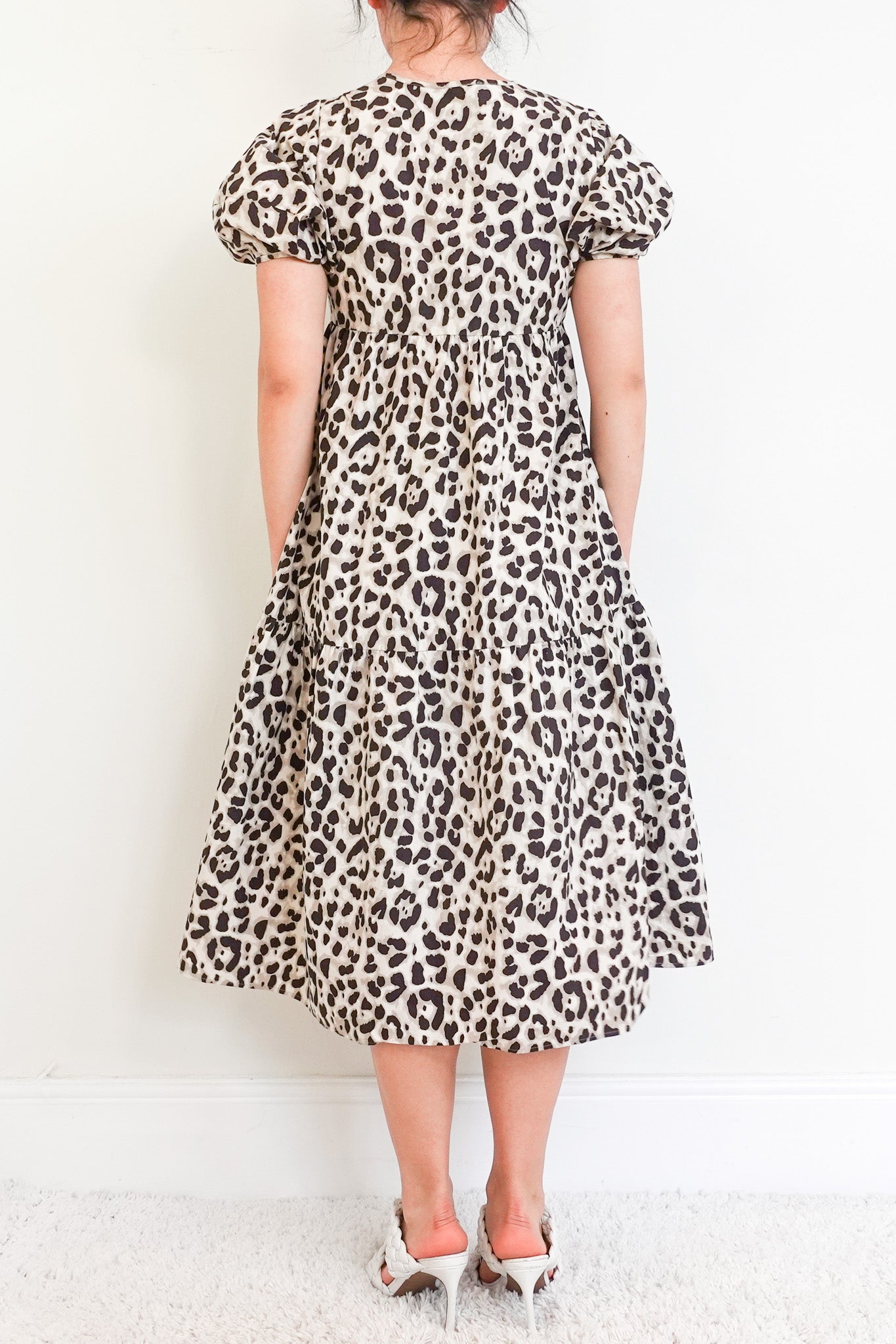 Cotton Leopard Print Dress RRP £200