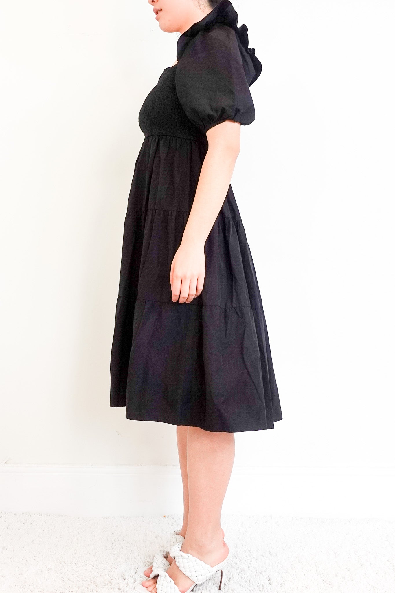 Sofie Schnoor Black Cotton Dress RRP £250 - Reloved Again