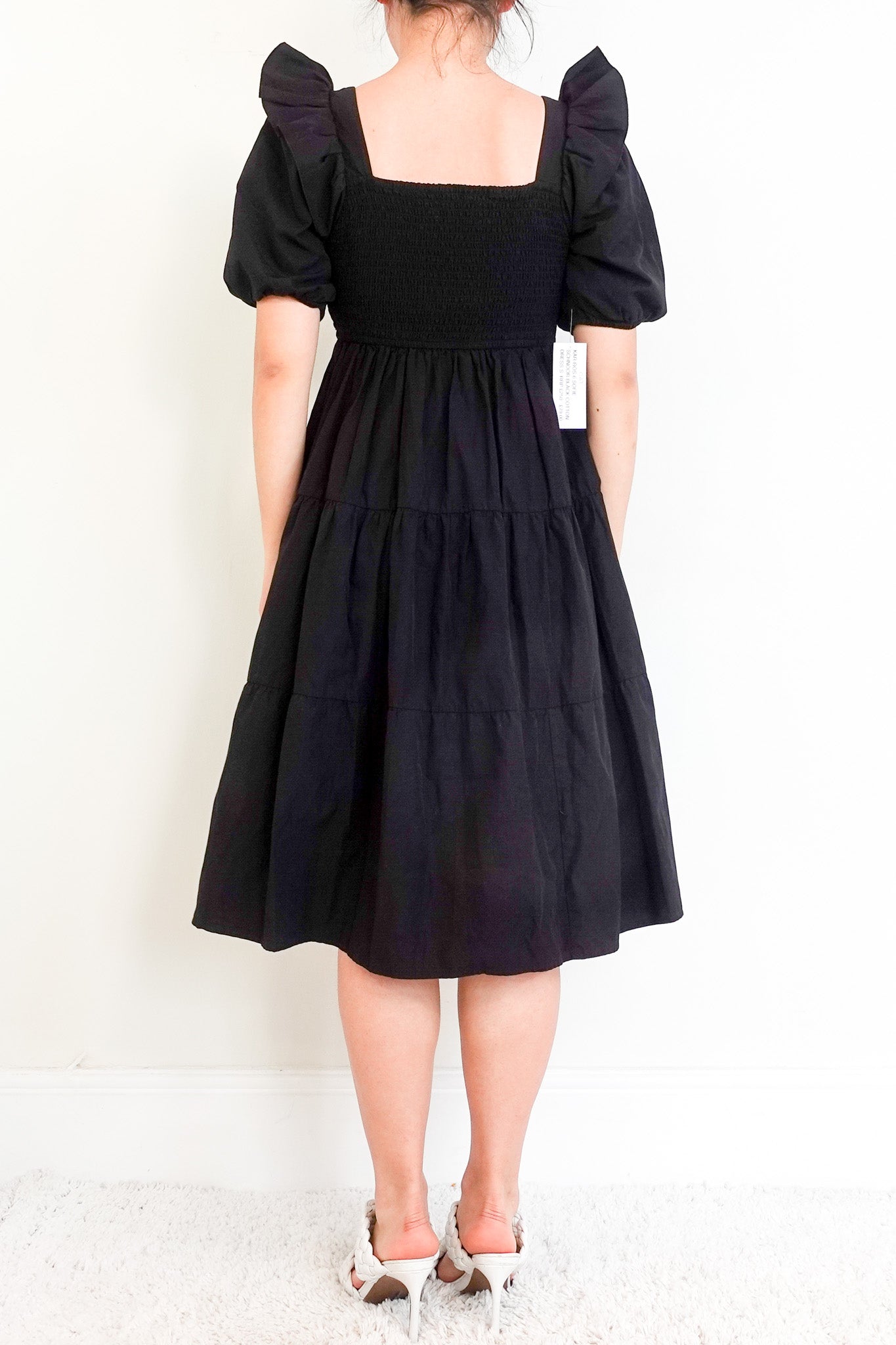 Sofie Schnoor Black Cotton Dress RRP £250 - Reloved Again