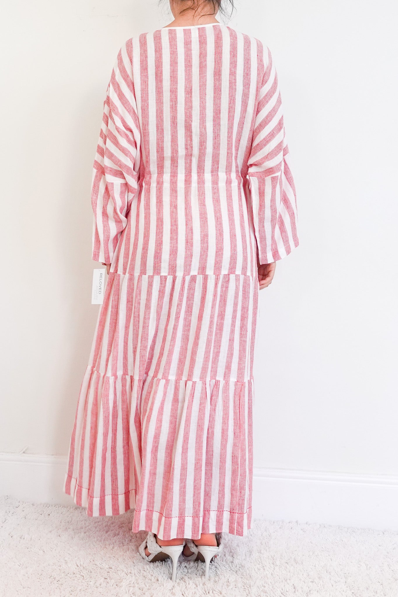Cotton Red and White Picnic Dress RRP £400