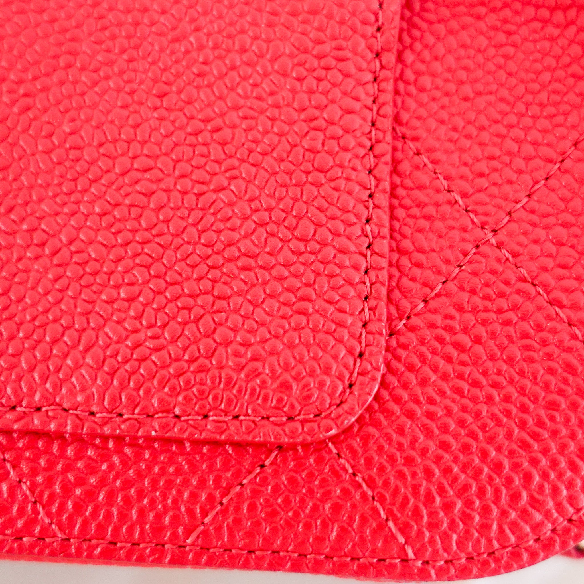 Chanel Chic Affinity Belt Bag in Red Quilted Caviar Leather | Authentic