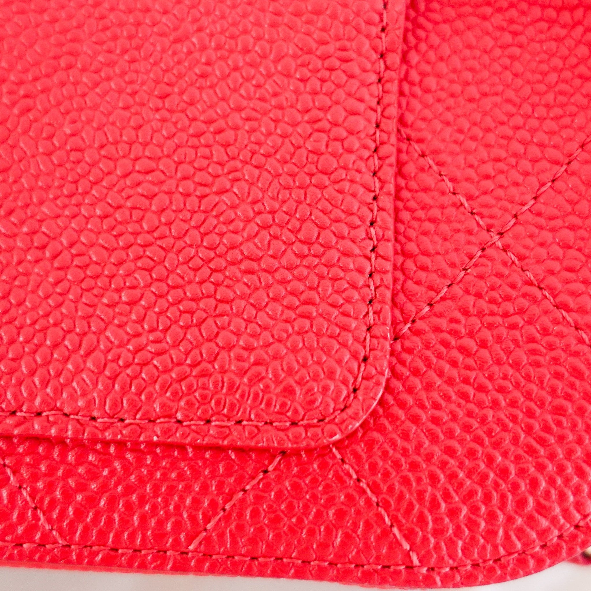 Chanel Chic Affinity Belt Bag in Red Quilted Caviar Leather | Authentic - Reloved Again