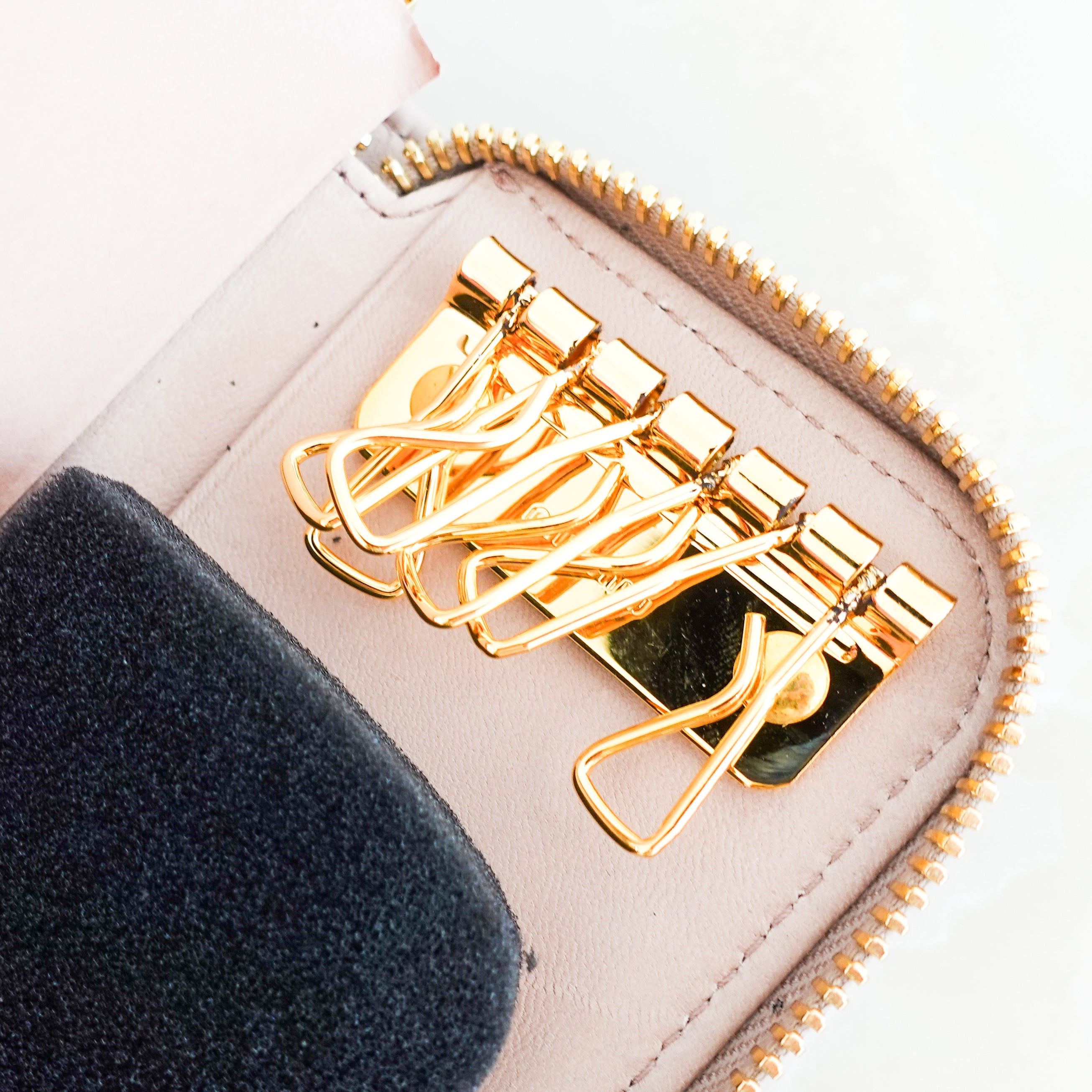 Dusty Pink key case RRP £800