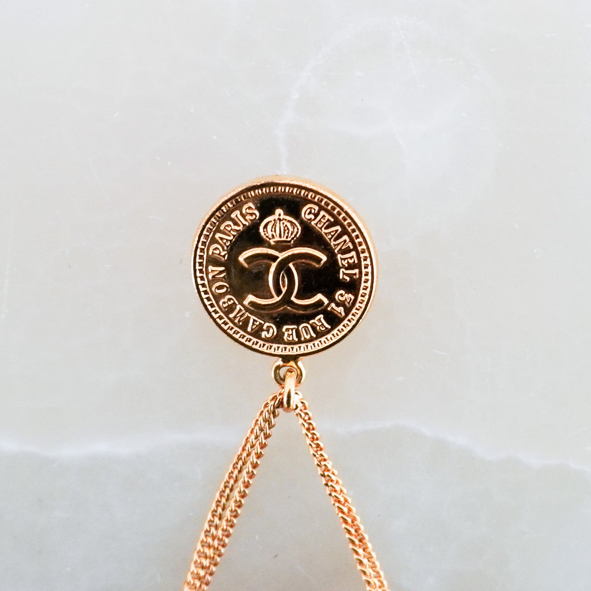 Chanel Vintage Gold Plated Brooch RRP £1000 | Authentic Preloved FINAL SALE