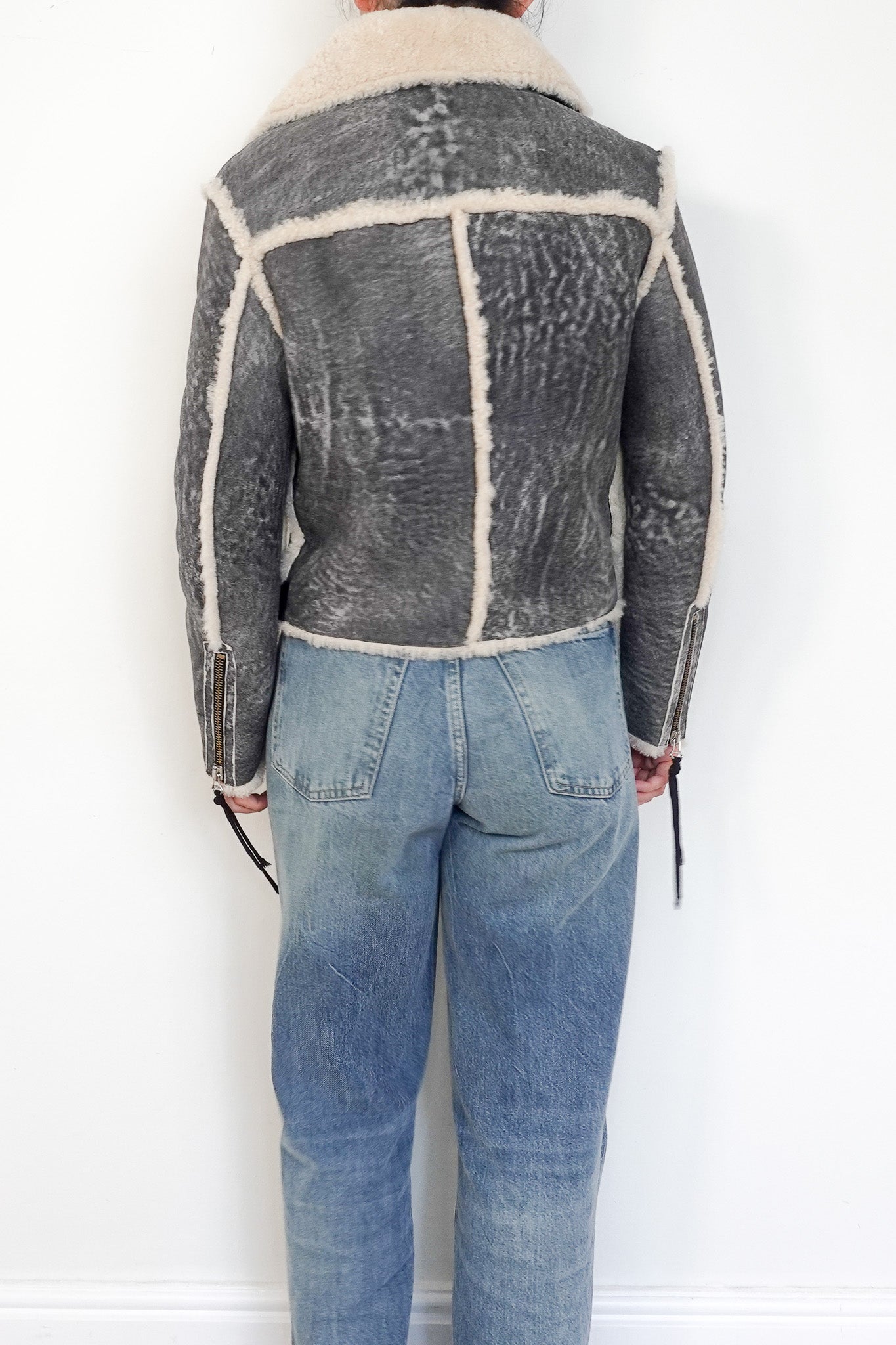 Acne Studios Shearling Cropped Coat RRP £1200| Authentic Preloved - Reloved Again