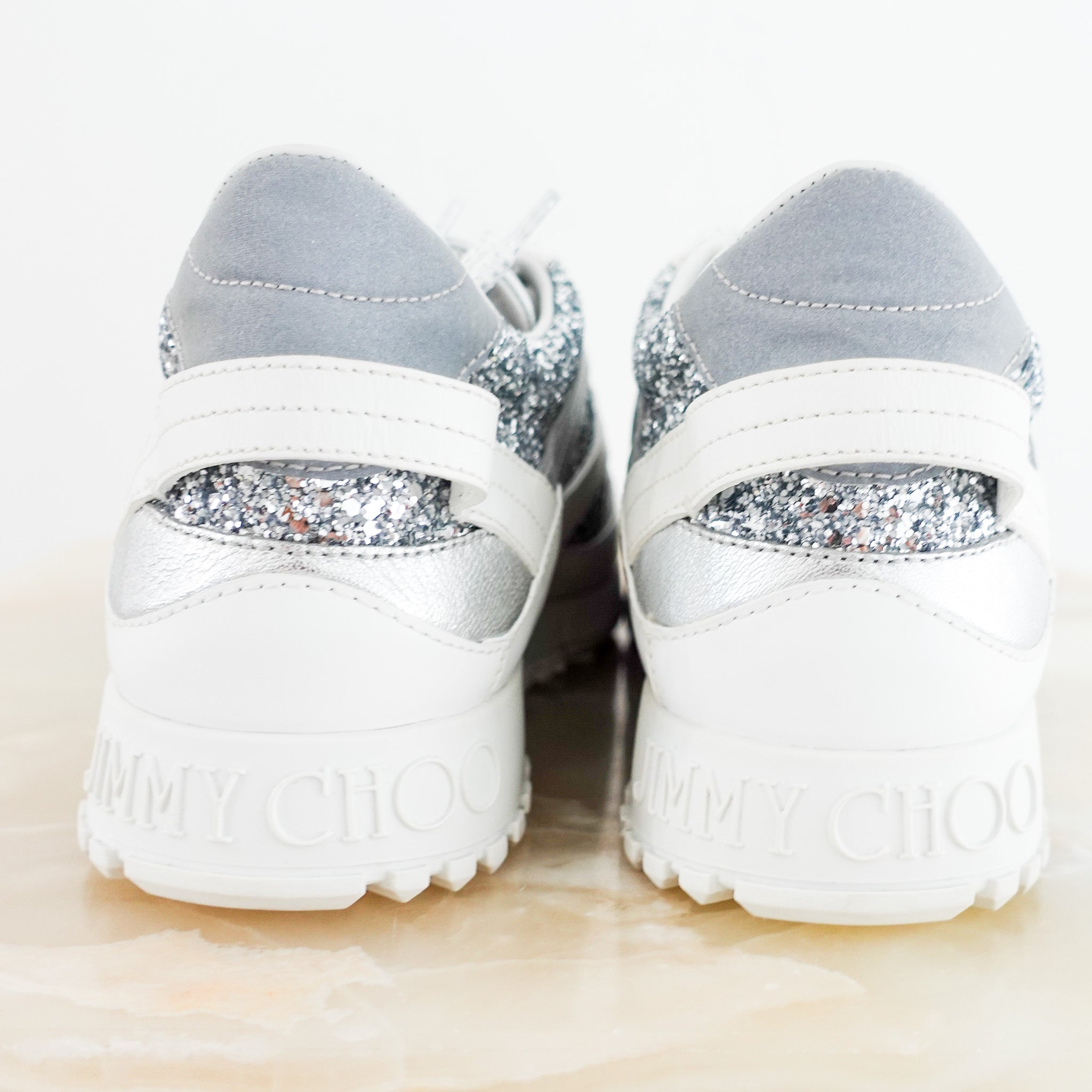 Jimmy Choo Seattle Sneakers RRP £595- Authentic preloved