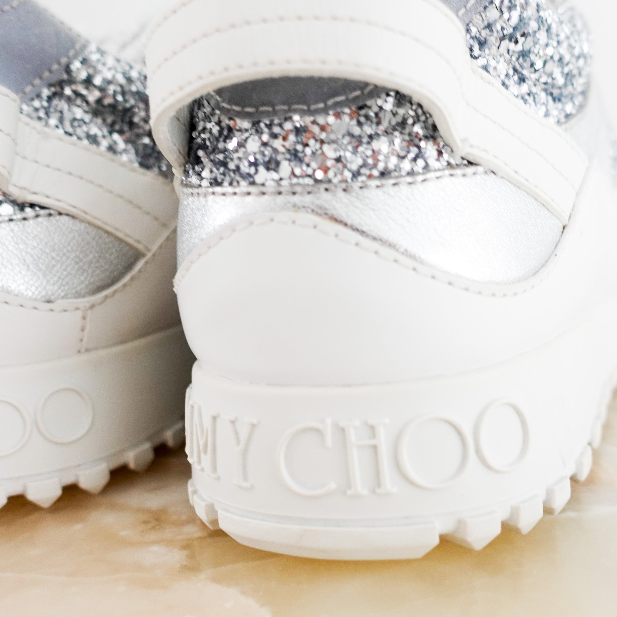 Jimmy Choo Seattle Sneakers RRP £595- Authentic preloved
