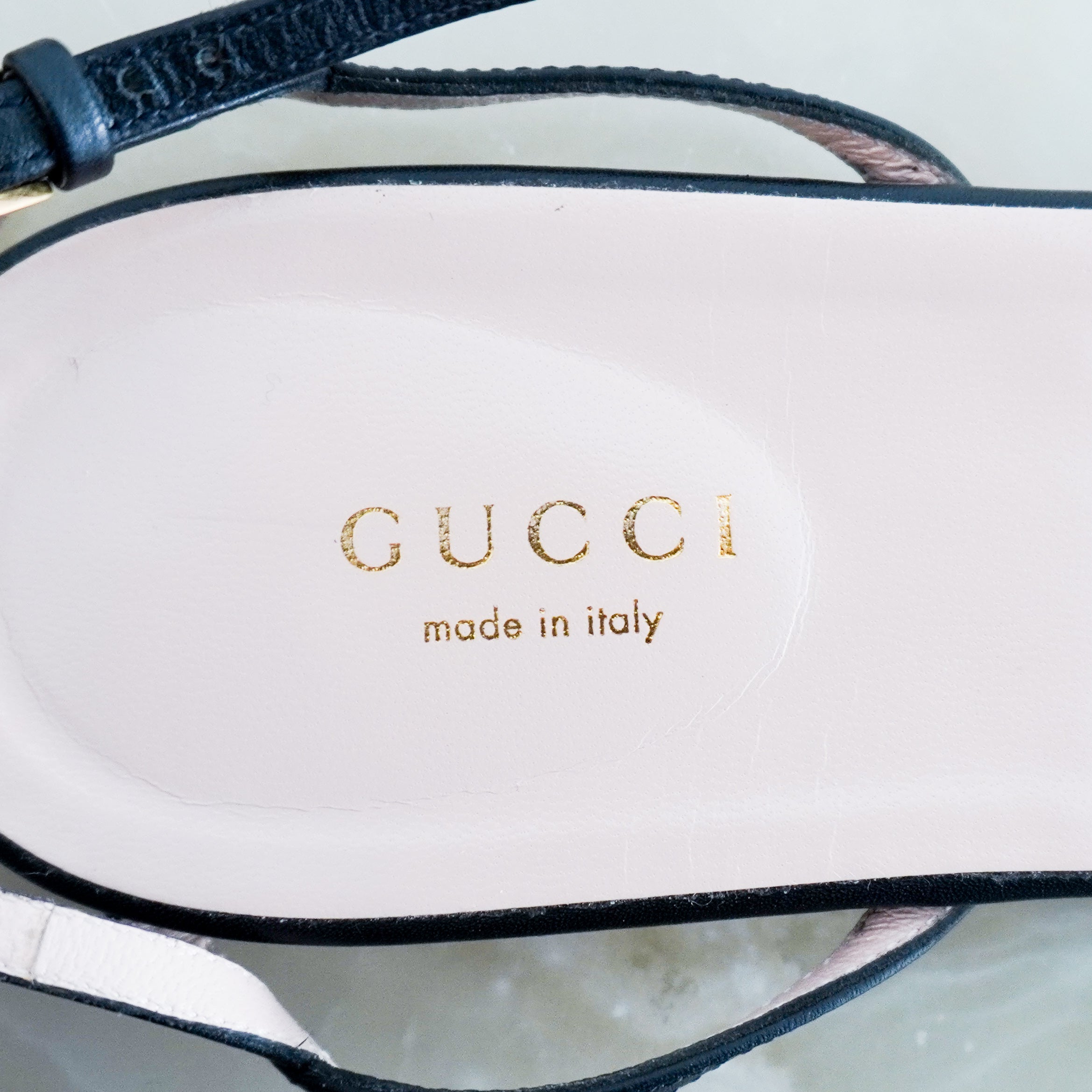 Gucci GG Nero Lifford Sandals RRP £800 | Authentic Preloved