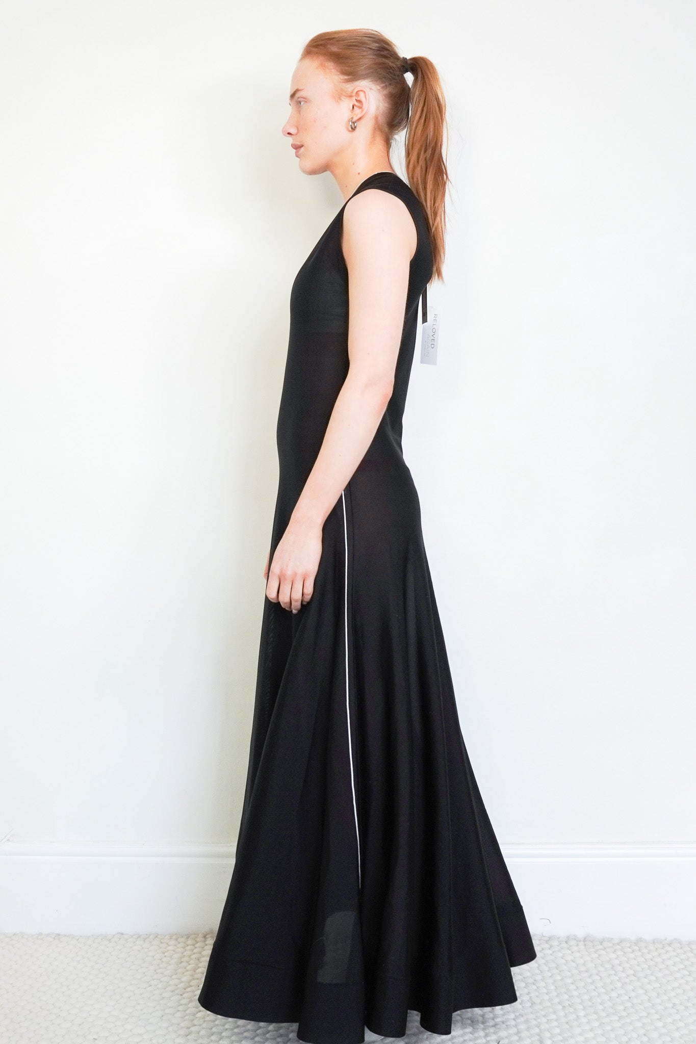Chanel Sleeveless Knit Maxi Dress in Black RRP £5,000 | Authentic Preloved - Reloved Again