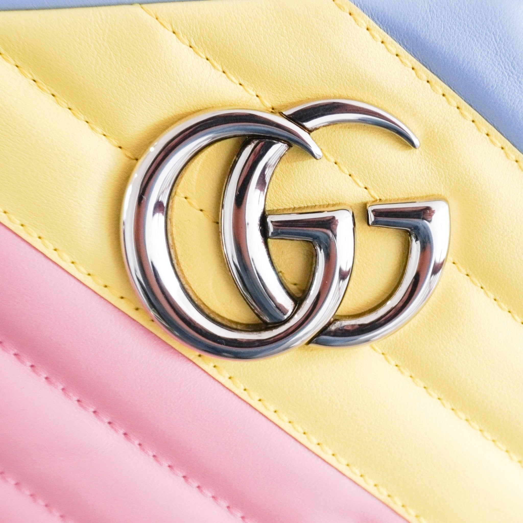 Gucci Multicolour GG Marmont Small Camera Bag (RRP £1460) | Authentic Preloved - Reloved Again