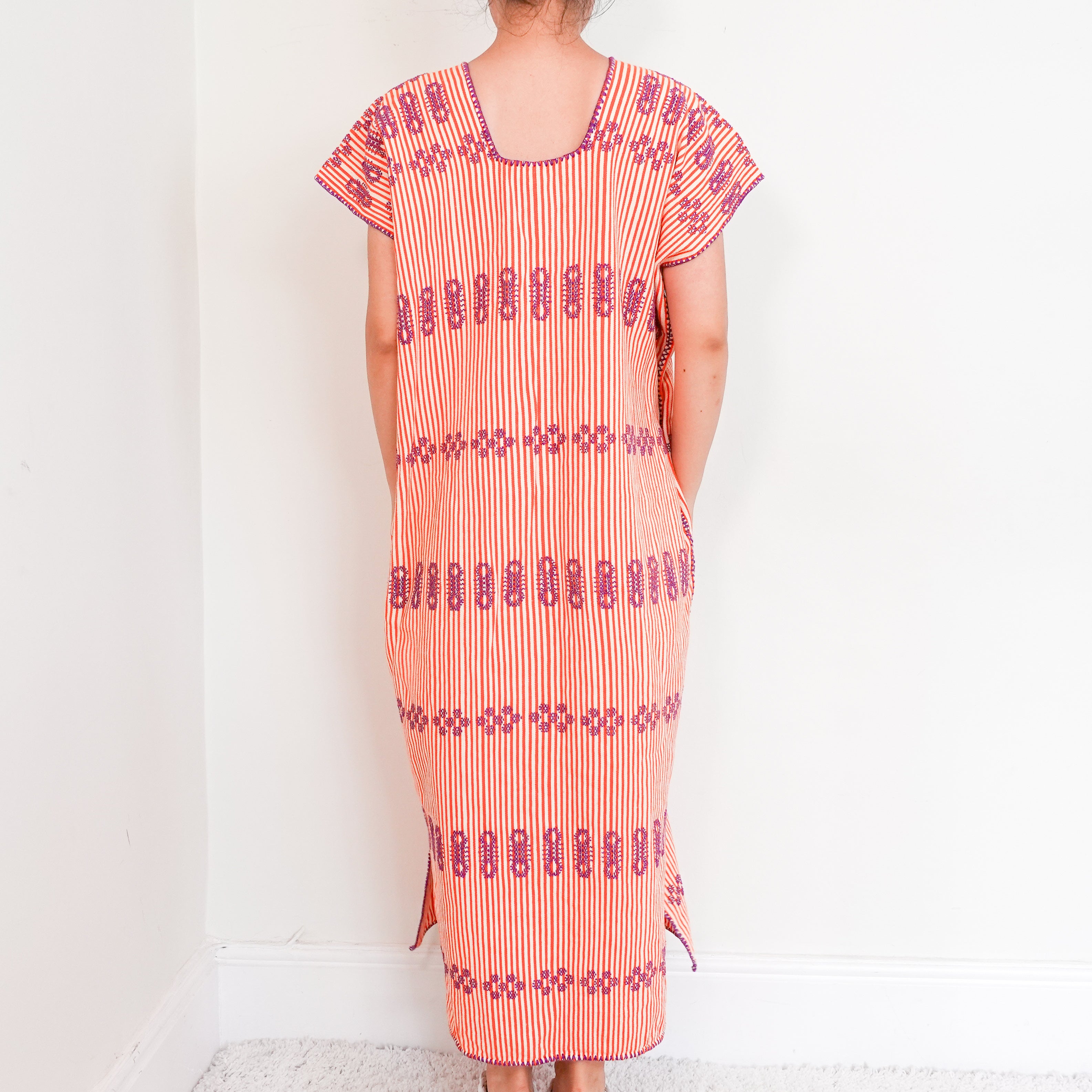Pippa Holt 15 Maxi Kaftan in Orange RRP £651 | Authentic and Preloved