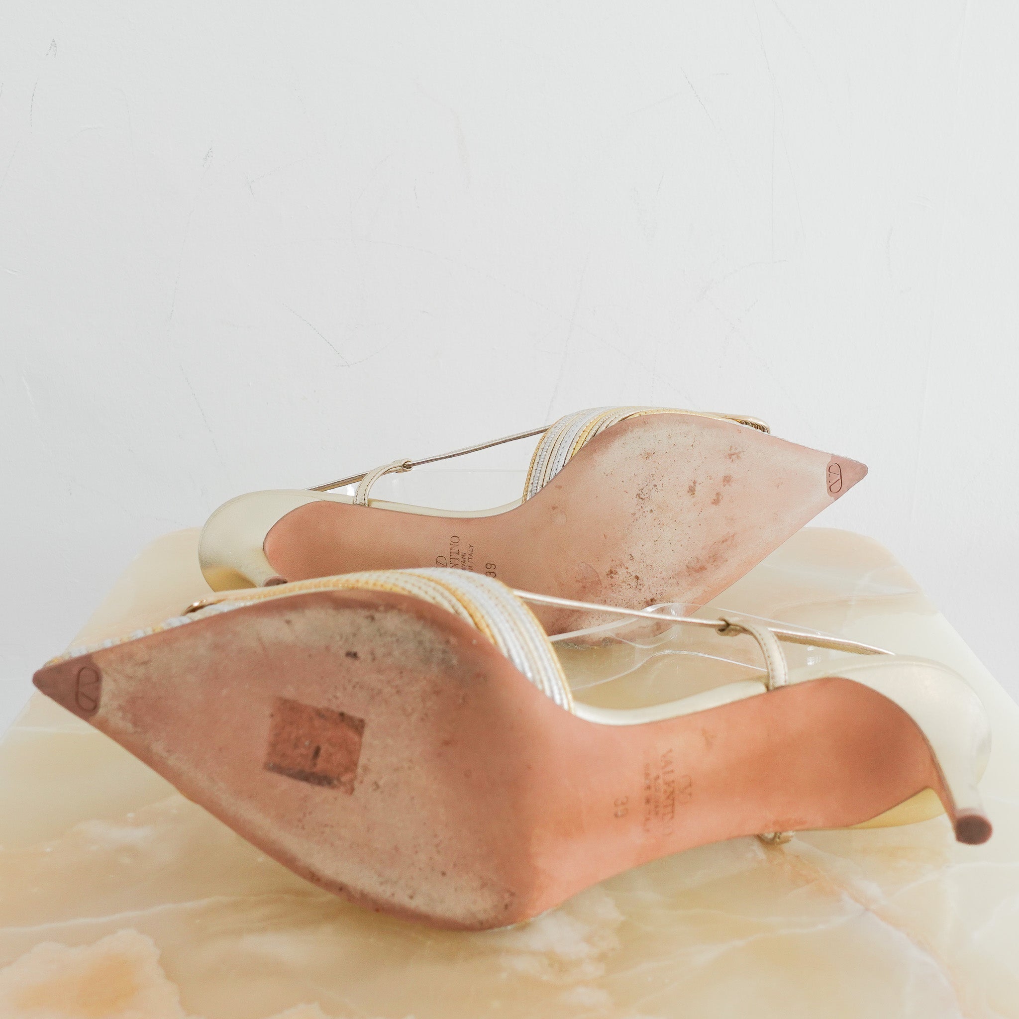 Valentino VG Slingback Heels RRP £850 | Authentic Preloved - Reloved Again