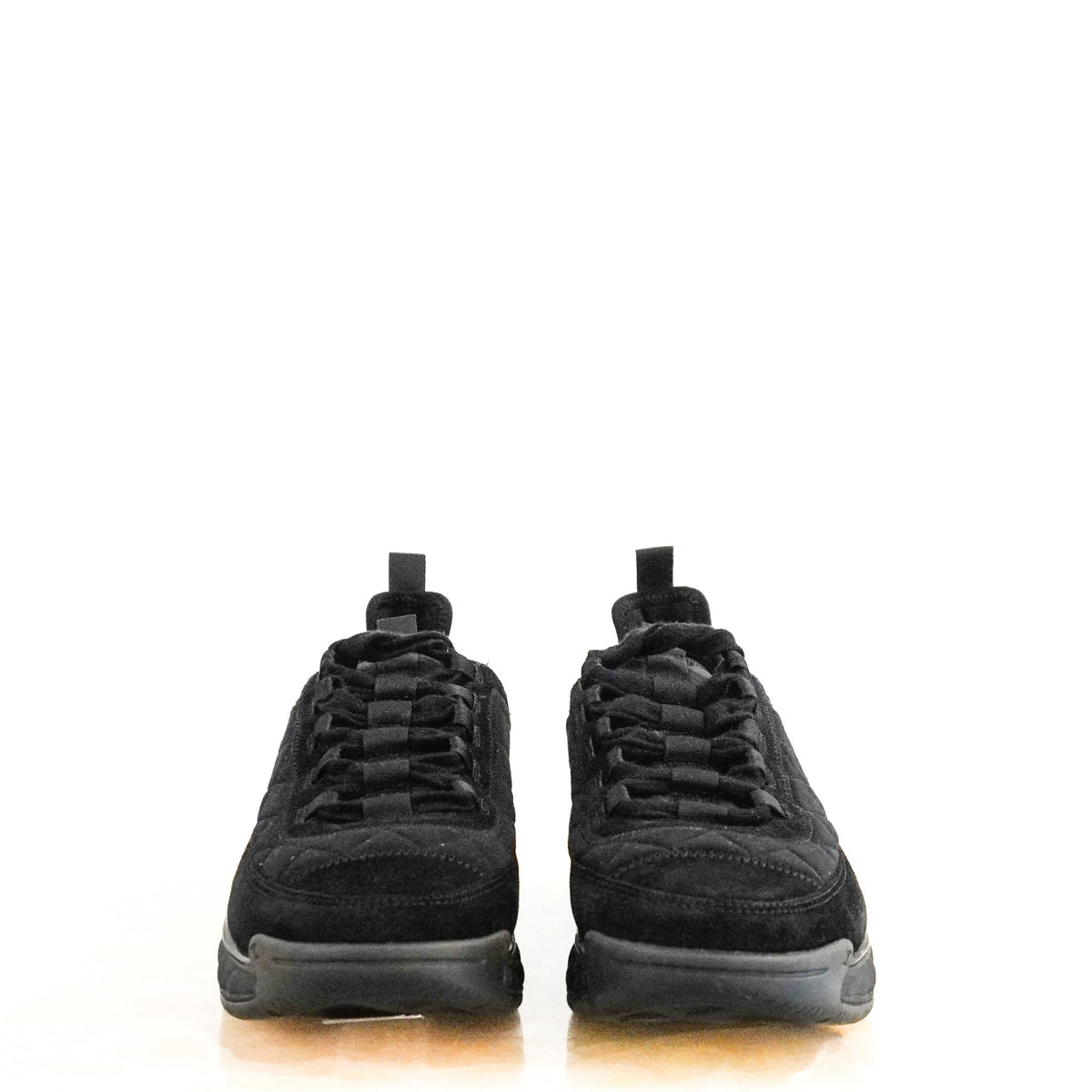 Chanel Suede Calfskin CC Trainers (RRP £1000) | Authentic Preloved - Reloved Again