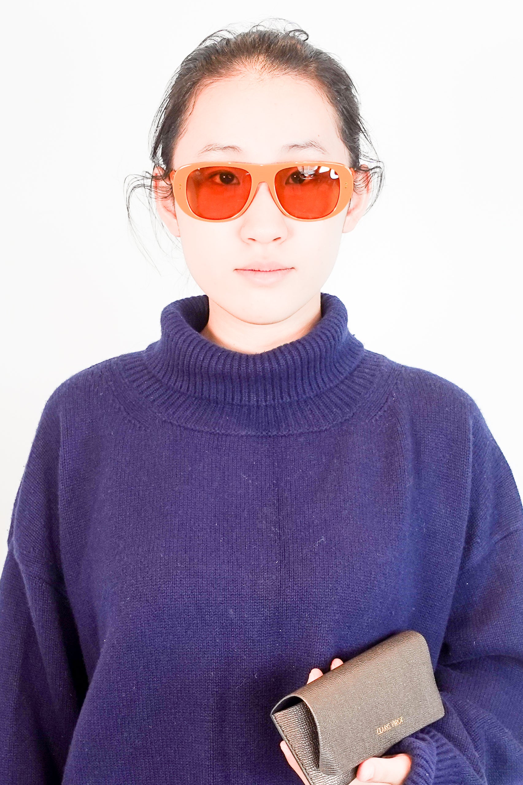 Claris Virot Orange Madura Sunglasses RRP £175 | Preloved Authentic