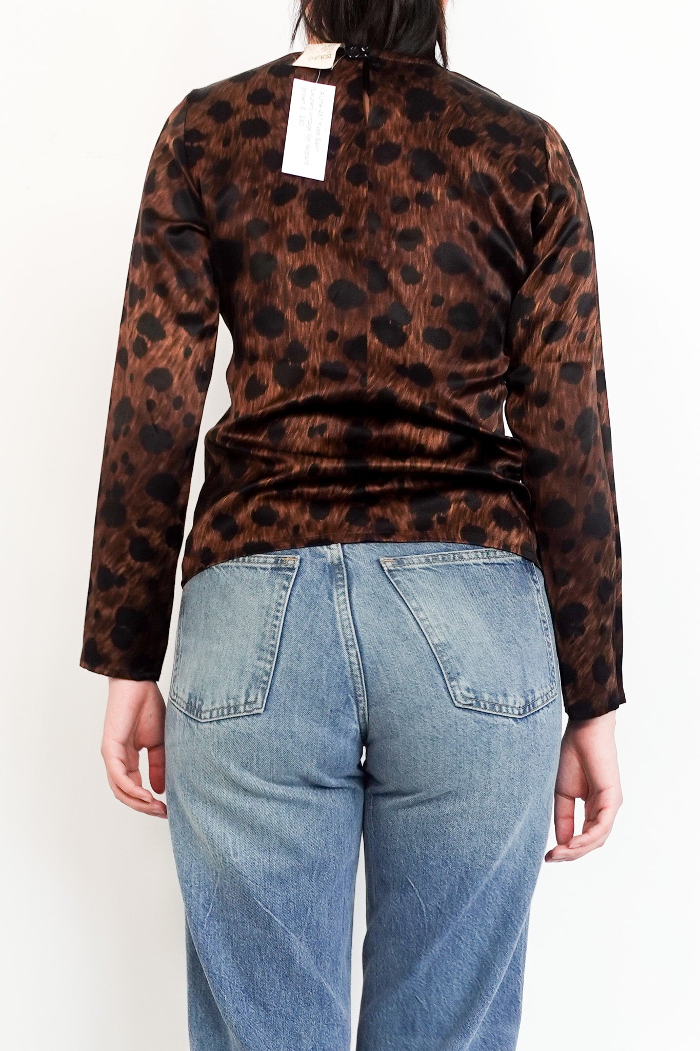 Vintage Leopard Print Top