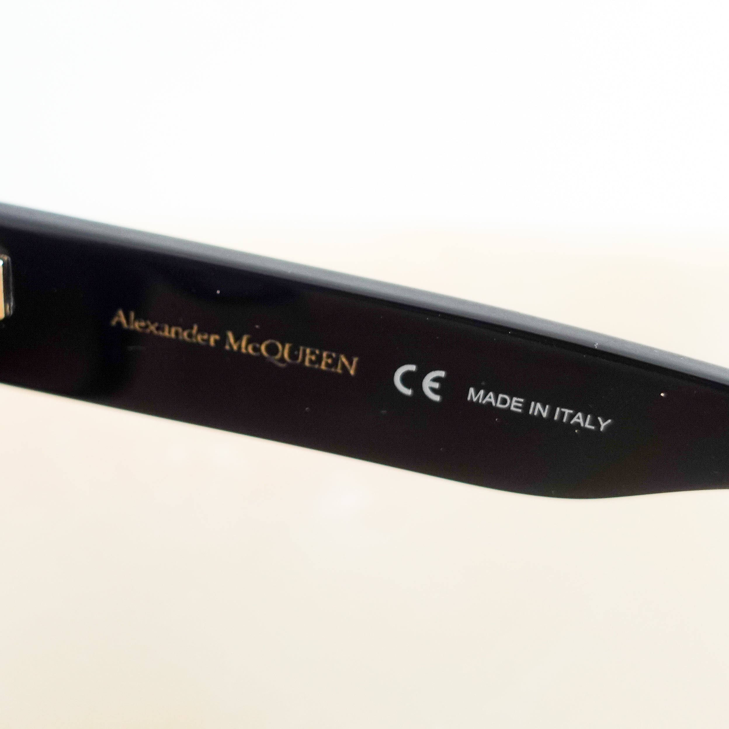 Alexander McQueen Black Sunglasses RRP £225 | Preloved Authentic