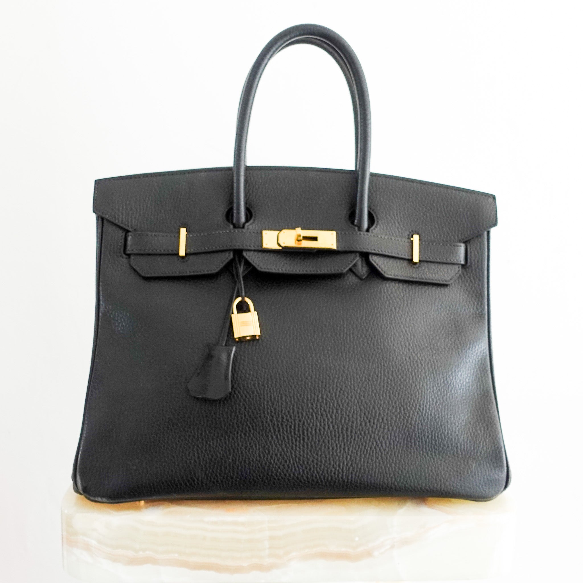 Birkin 35 in Black Ardennes Leather Gold Hardware
