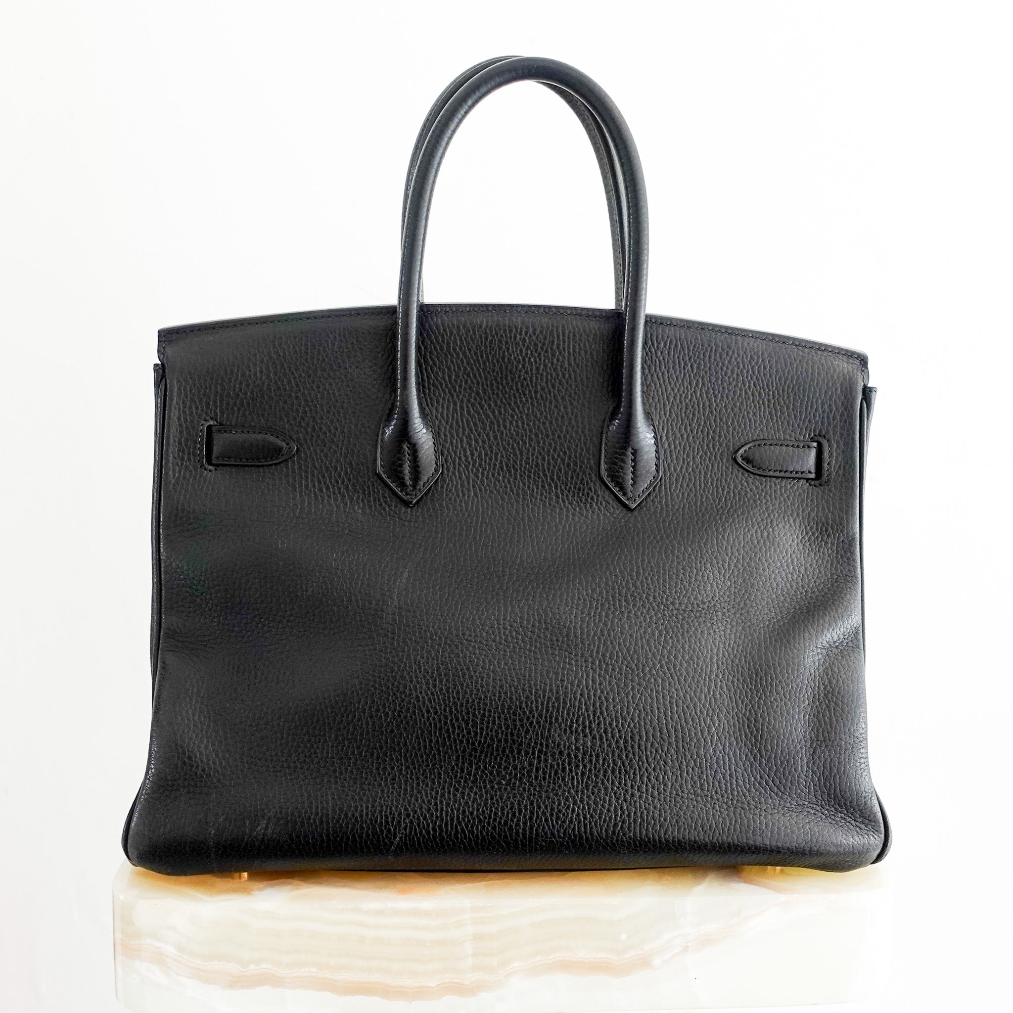 Birkin 35 in Black Ardennes Leather Gold Hardware