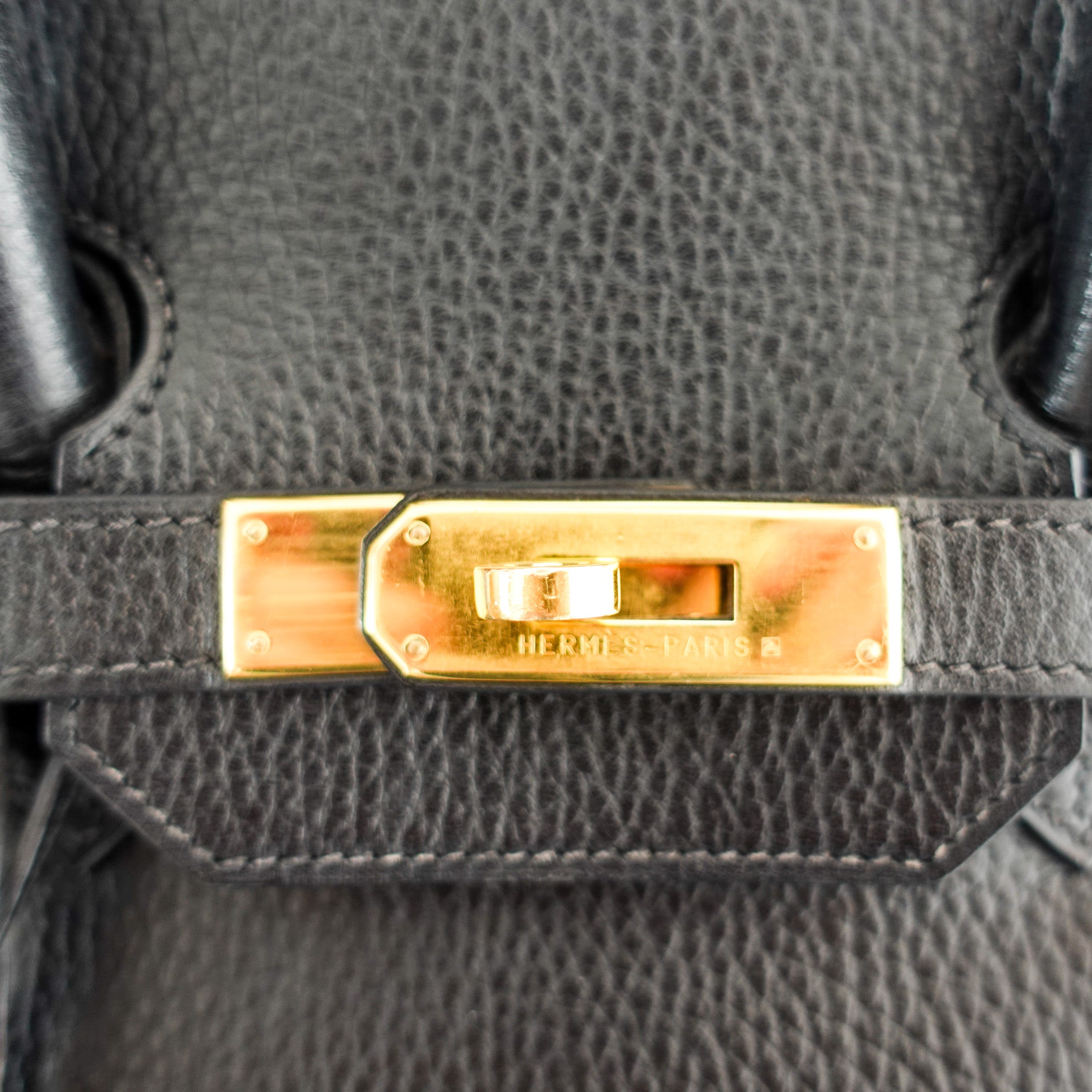 Birkin 35 in Black Ardennes Leather Gold Hardware