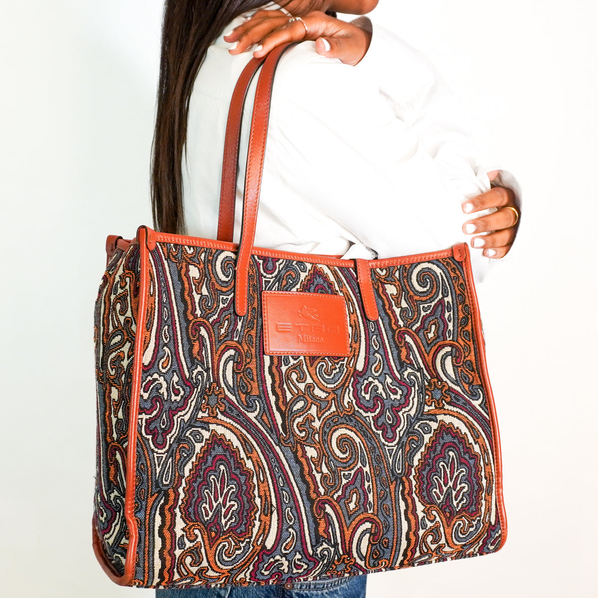 ETRO Paisley Print Tote Bag (RRP £711) | Authentic Preloved