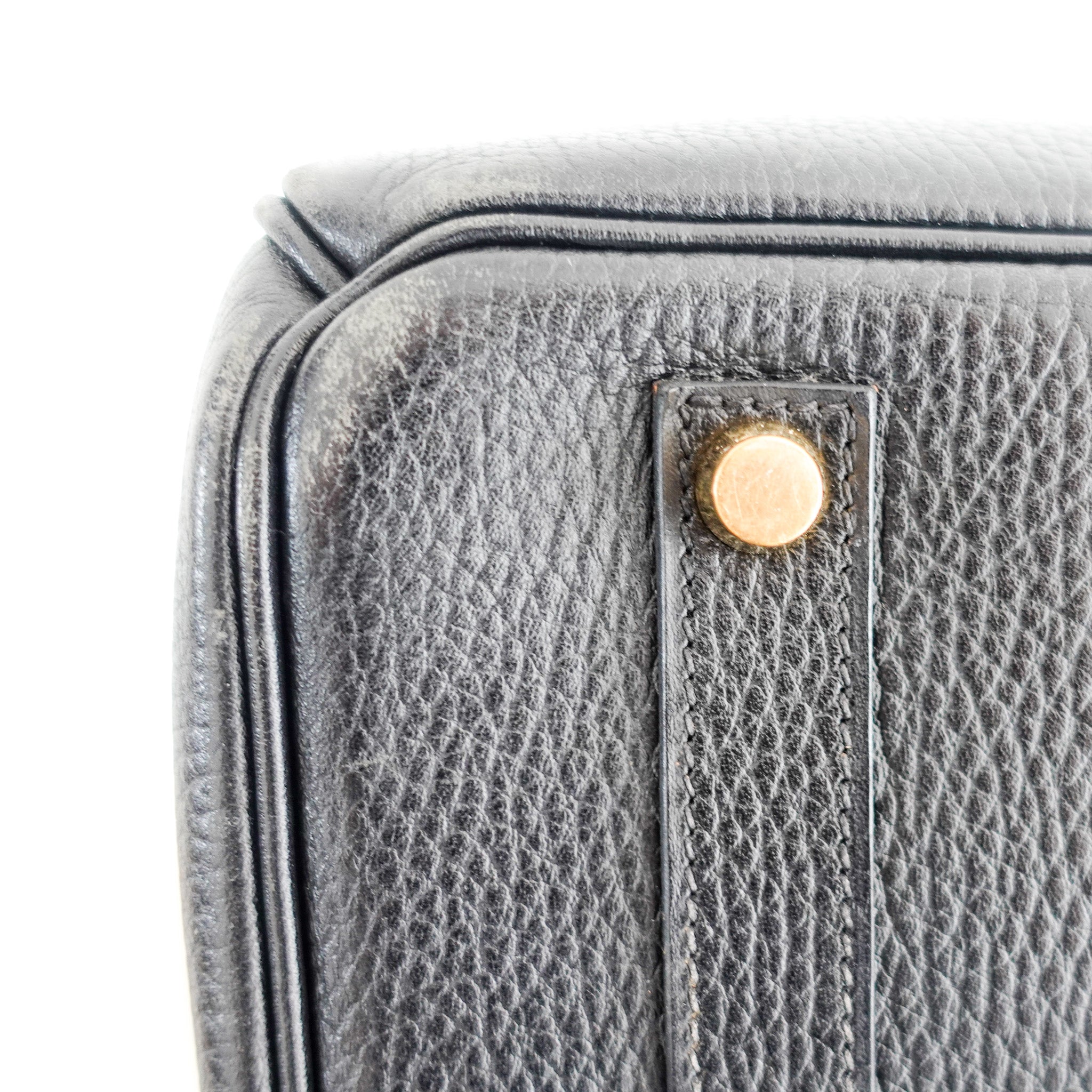 Birkin 35 in Black Ardennes Leather Gold Hardware