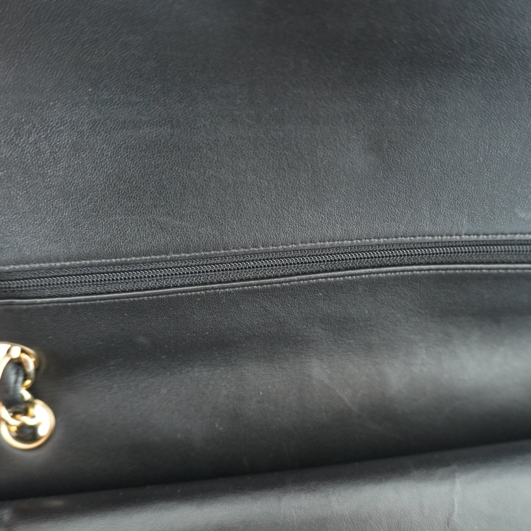Chanel Jumbo Classic Handbag in Black Lambskin Leather with Gold-Tone Hardware (RRP £10,050) | Authentic Preloved - Reloved Again