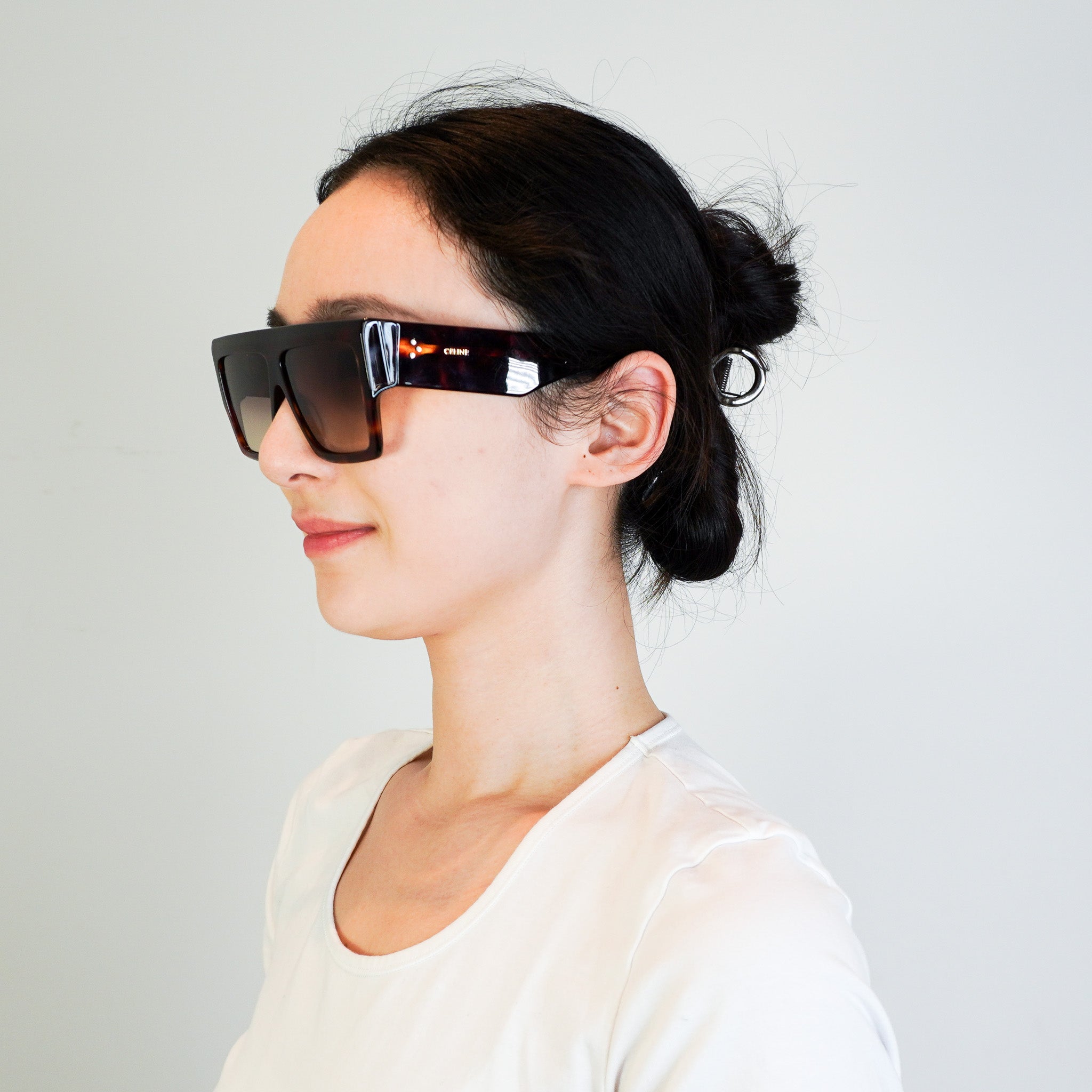 Celine Flat Top Tortoise Shell Sunglasses RRP £280 | Authentic Preloved FINAL SALE - Reloved Again