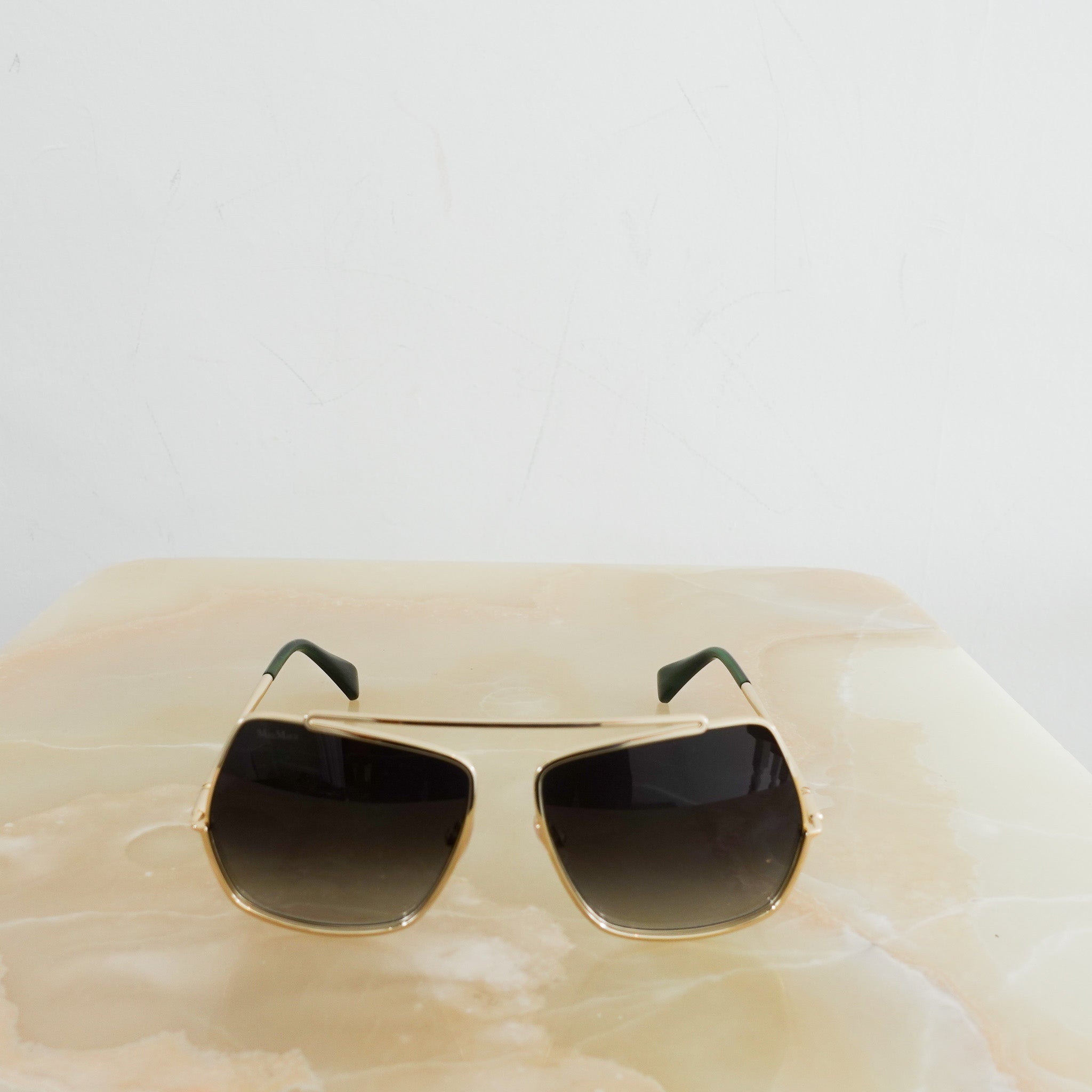 Max Mara Green tint Sunglasses RRP £230 | Authentic Preloved - Reloved Again