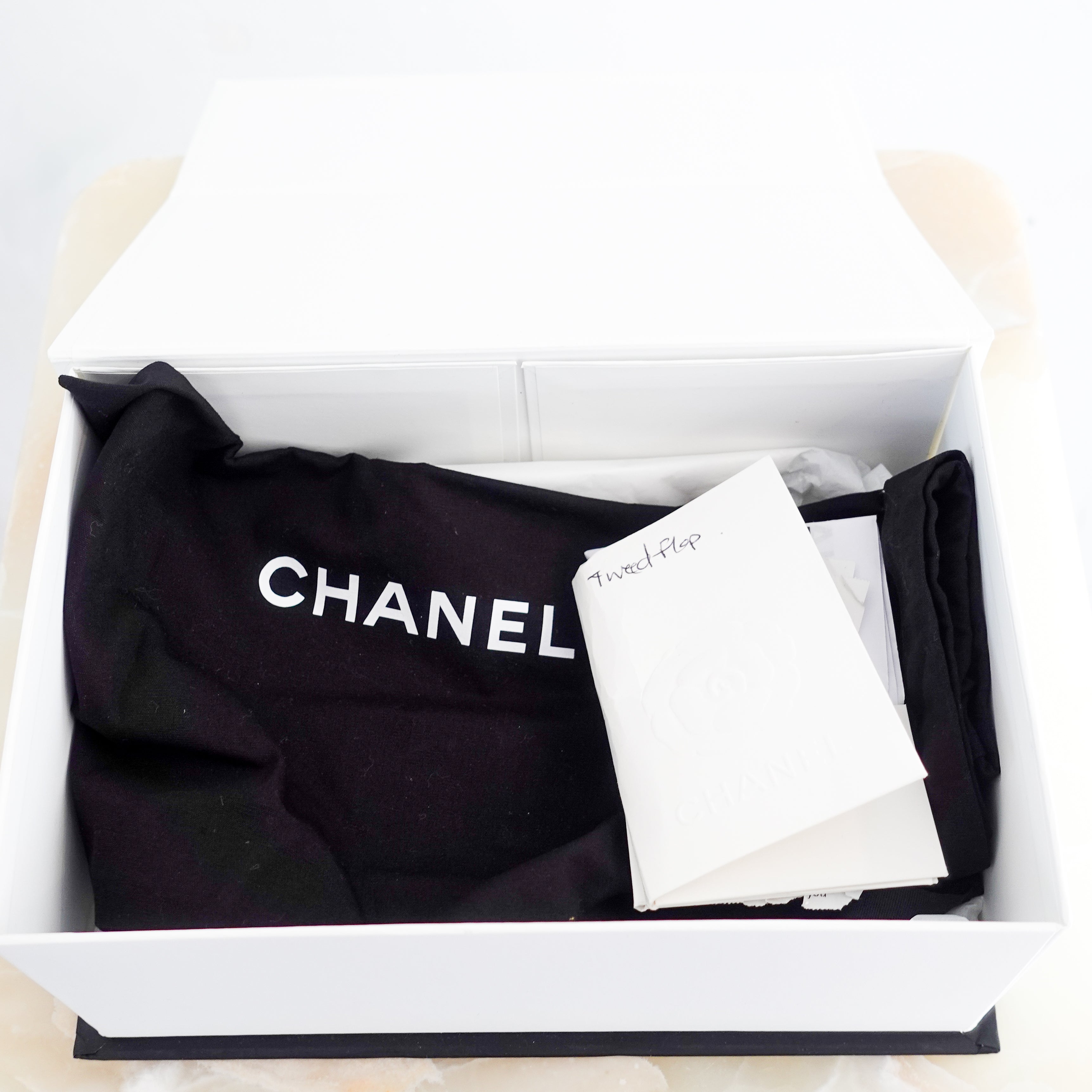 RARE Chanel Black Tweed mini Flap Bag | Authentic Preloved