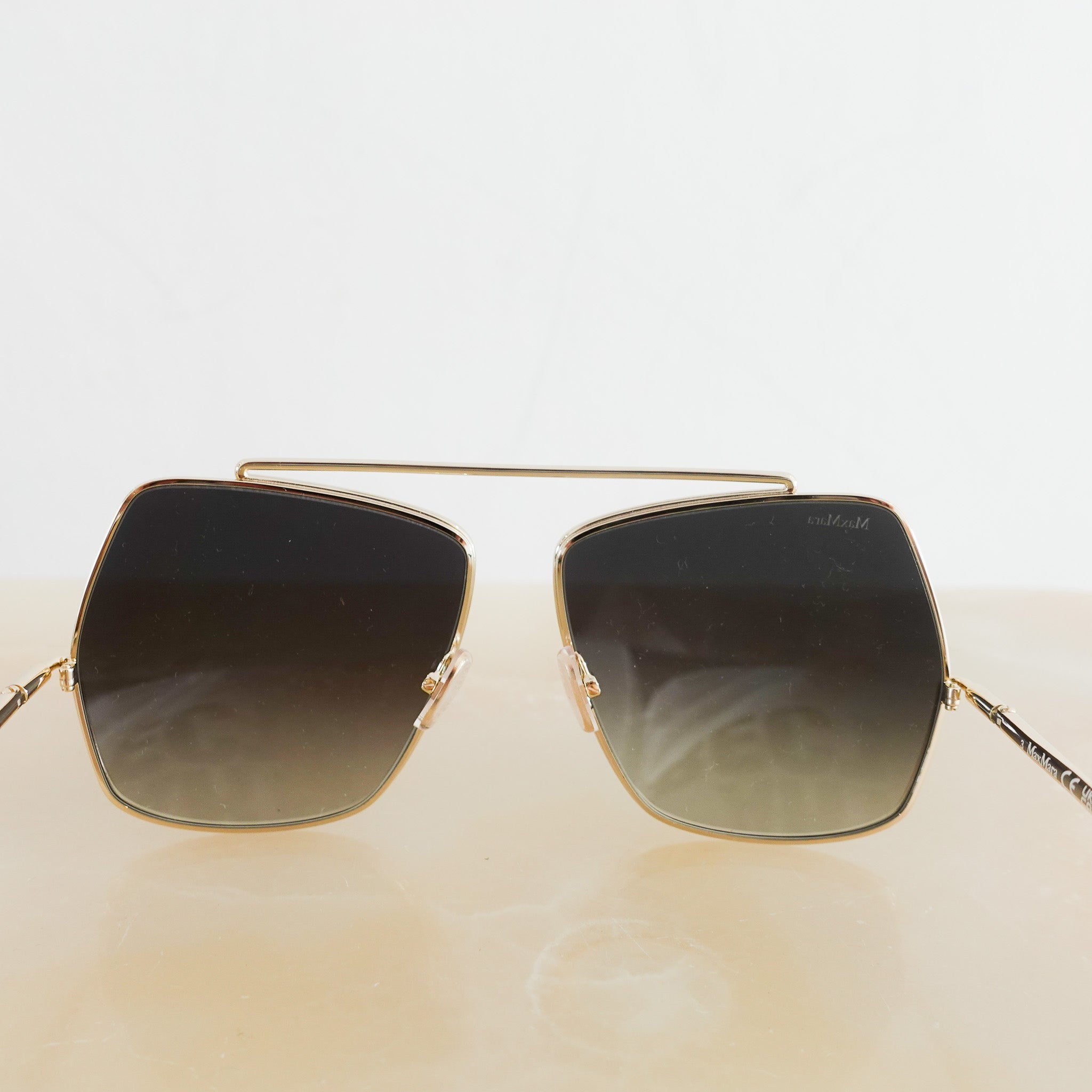 Max Mara Green tint Sunglasses RRP £230 | Authentic Preloved - Reloved Again