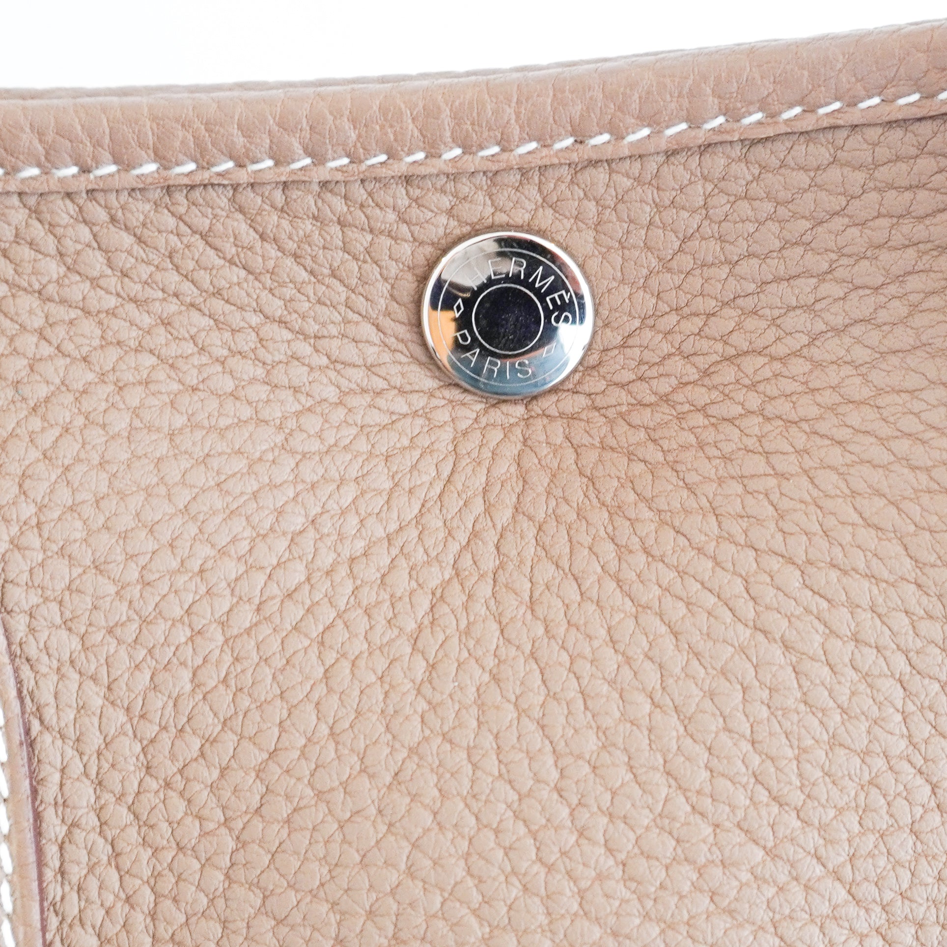Hermes Etoupe Garden Party 30 Negonda Tote Bag (RRP £3500) | Authentic Preloved - Reloved Again