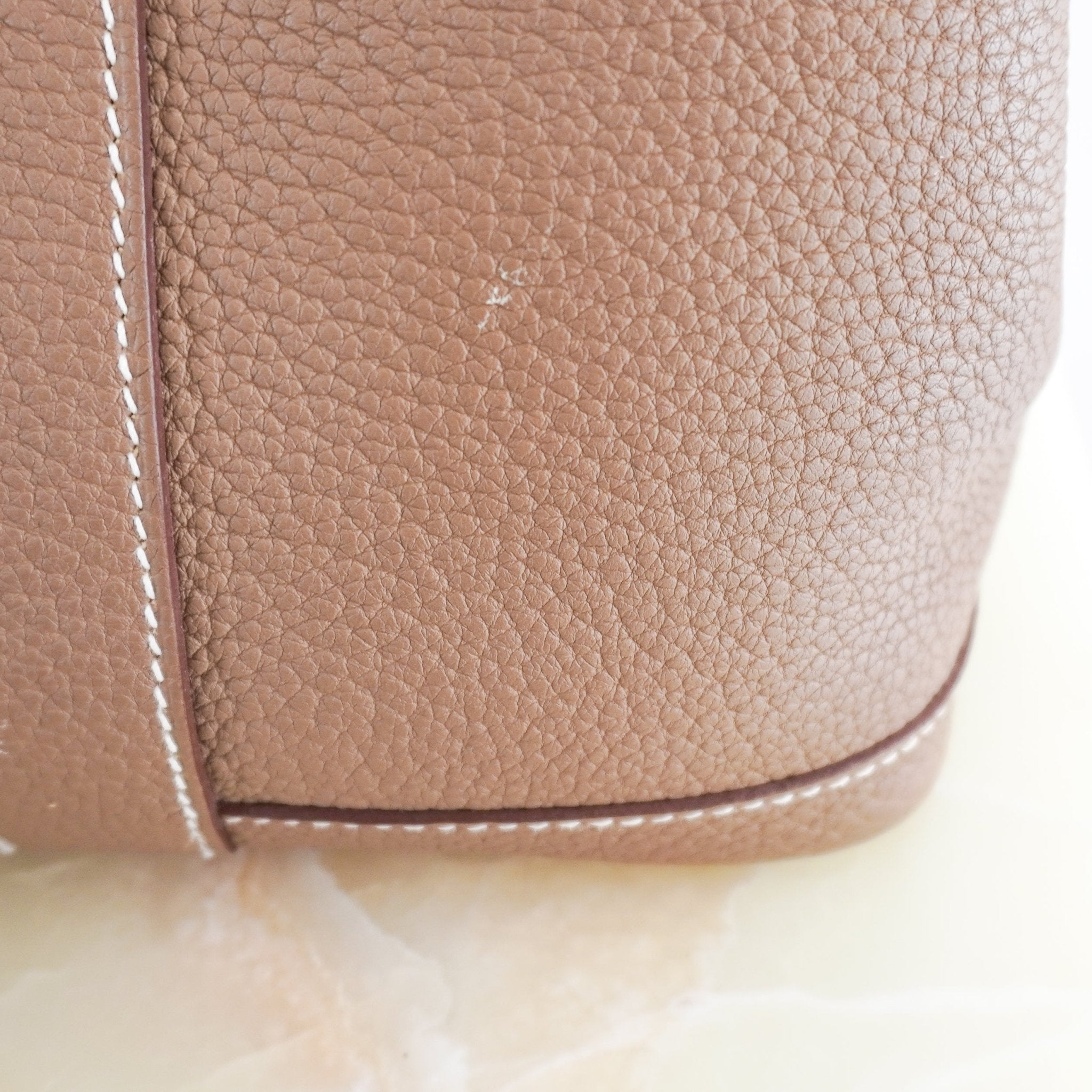 Hermes Etoupe Garden Party 30 Negonda Tote Bag (RRP £3500) | Authentic Preloved - Reloved Again