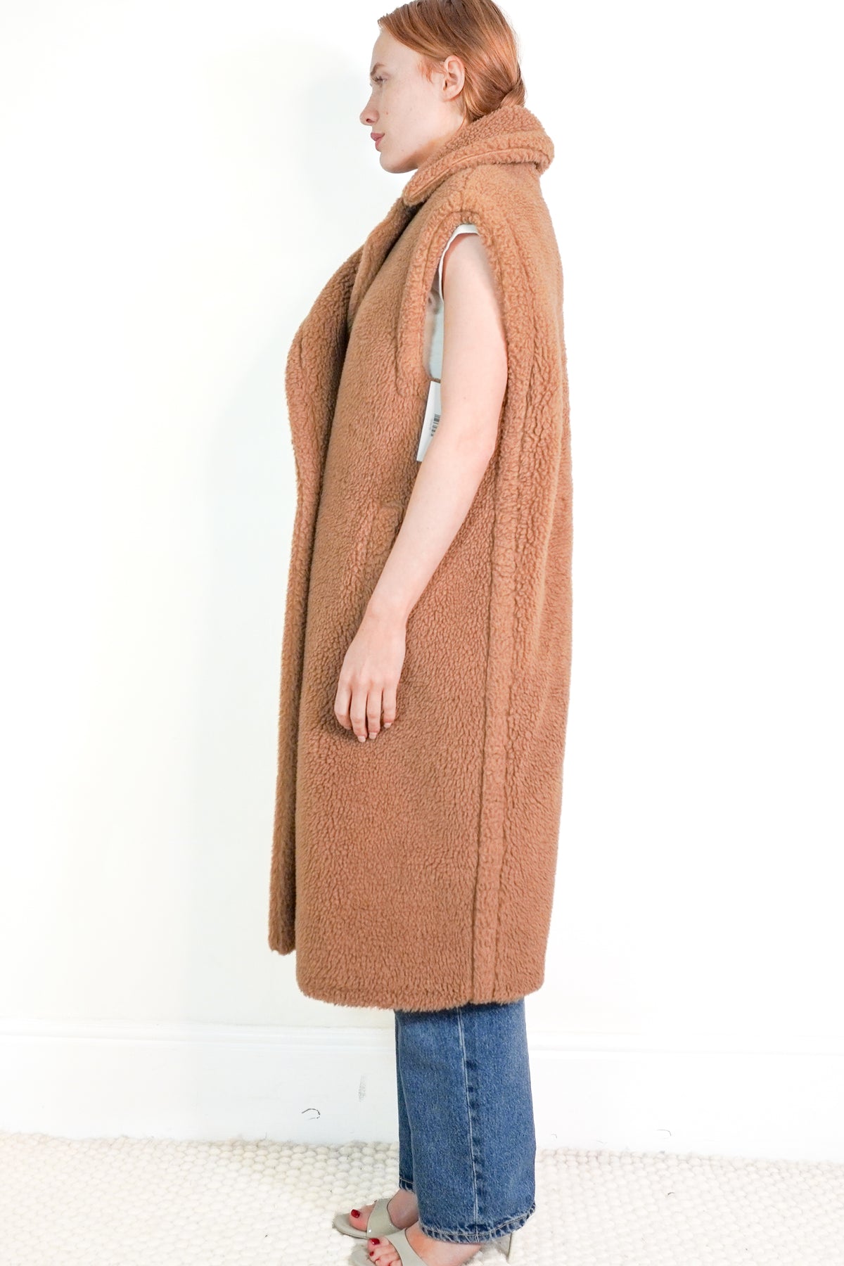 Max Mara Teddy Sleeveless Coat (RRP £2000) | Authentic Preloved
