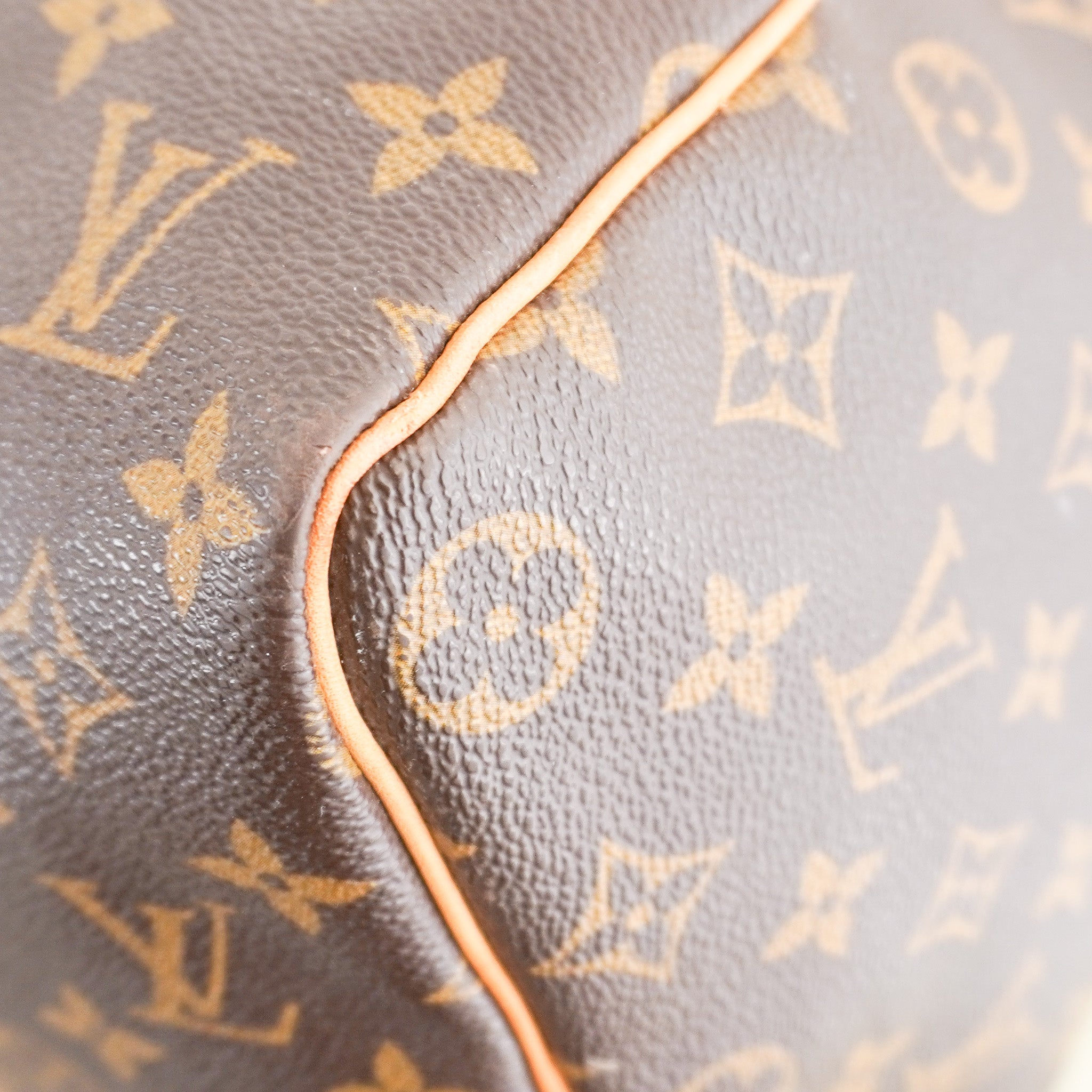 Louis Vuitton Keepall Bandoulière 45 in Brown Monogram Canvas with Vachetta Leather (RRP £1960) | Authentic Preloved
